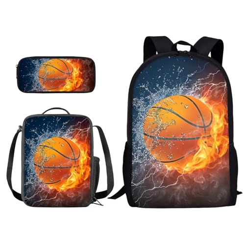 Basketball Fire Water
