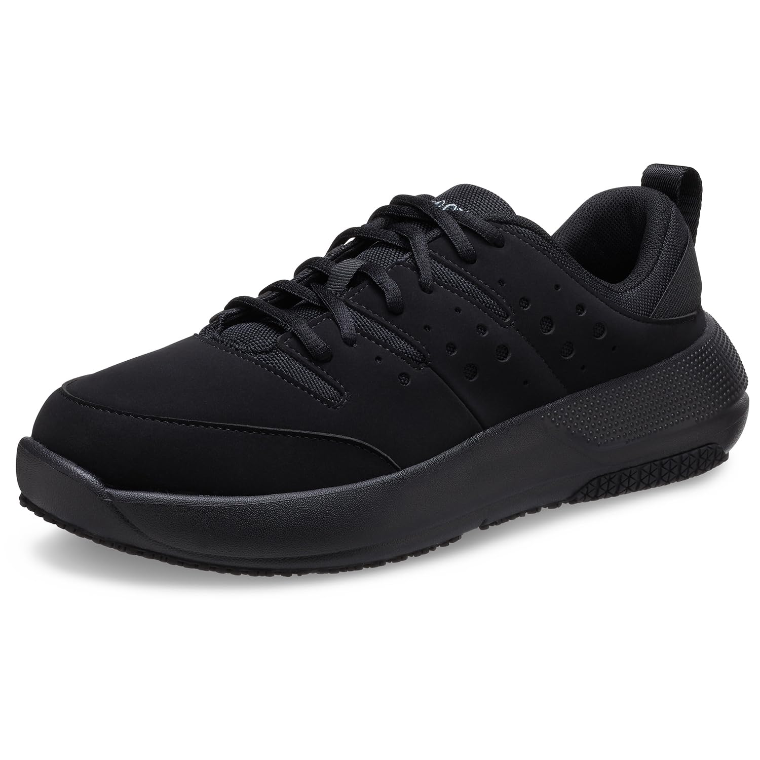 Crocs Men's On The Clock Slip Resistant Work Sneakers - Non-Slip Comfort Shoes for Restaurant, Hospital & Warehouse Workers