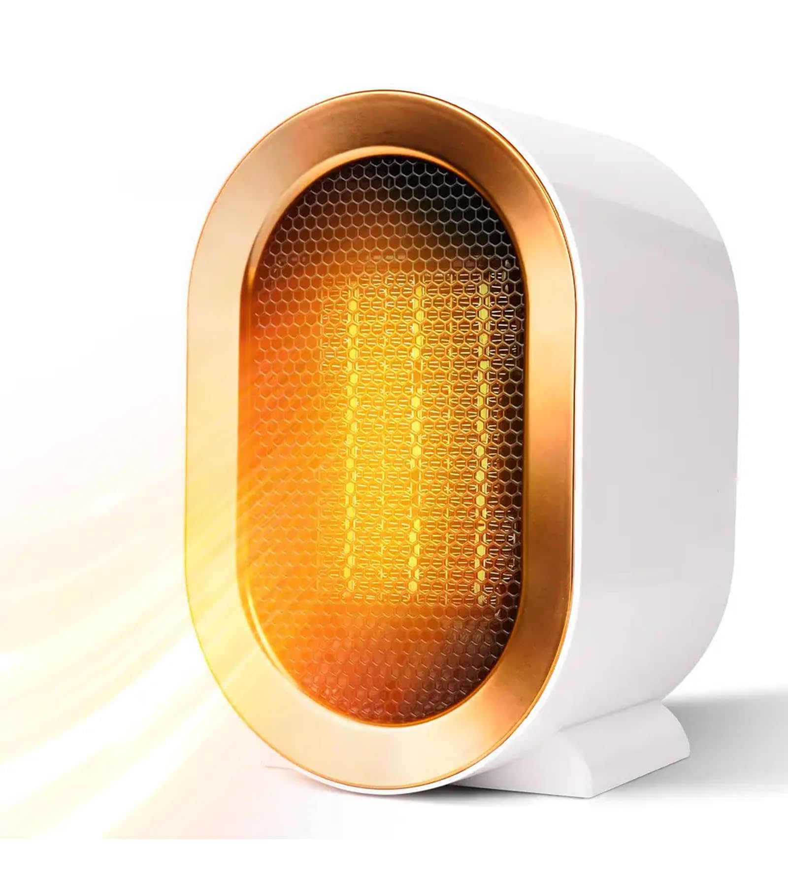 1200W Electric Space Heater for Indoor Use - Portable Small Room Heater with Fan for Bedroom, Bathroom & Office | Quiet Under Desk Mini Heater for 300 Sq Ft Spaces | Perfect for Home, Office & Dorm Rooms