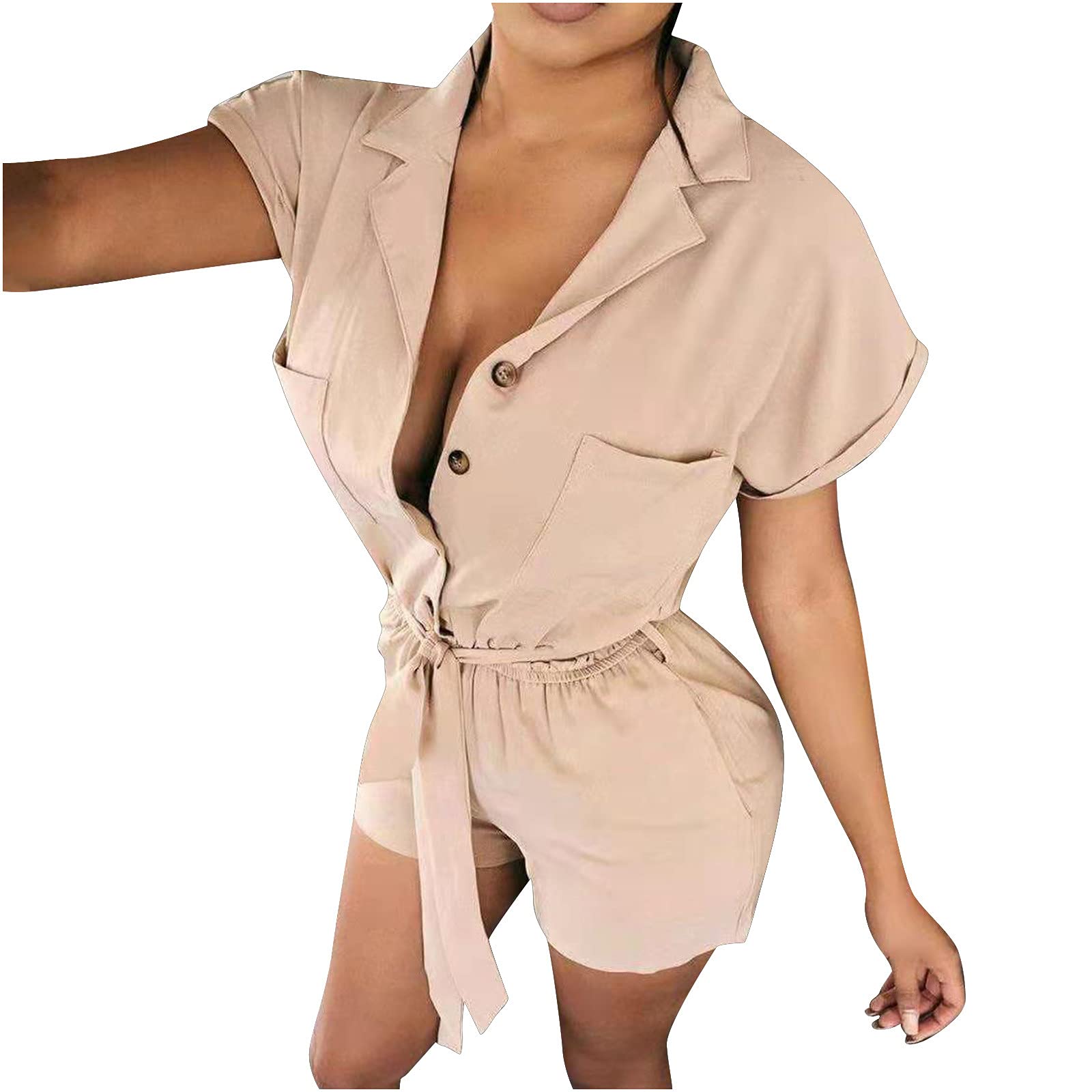 Women's Blazer Overalls - Office & Work Jumpsuit for Professional Style
