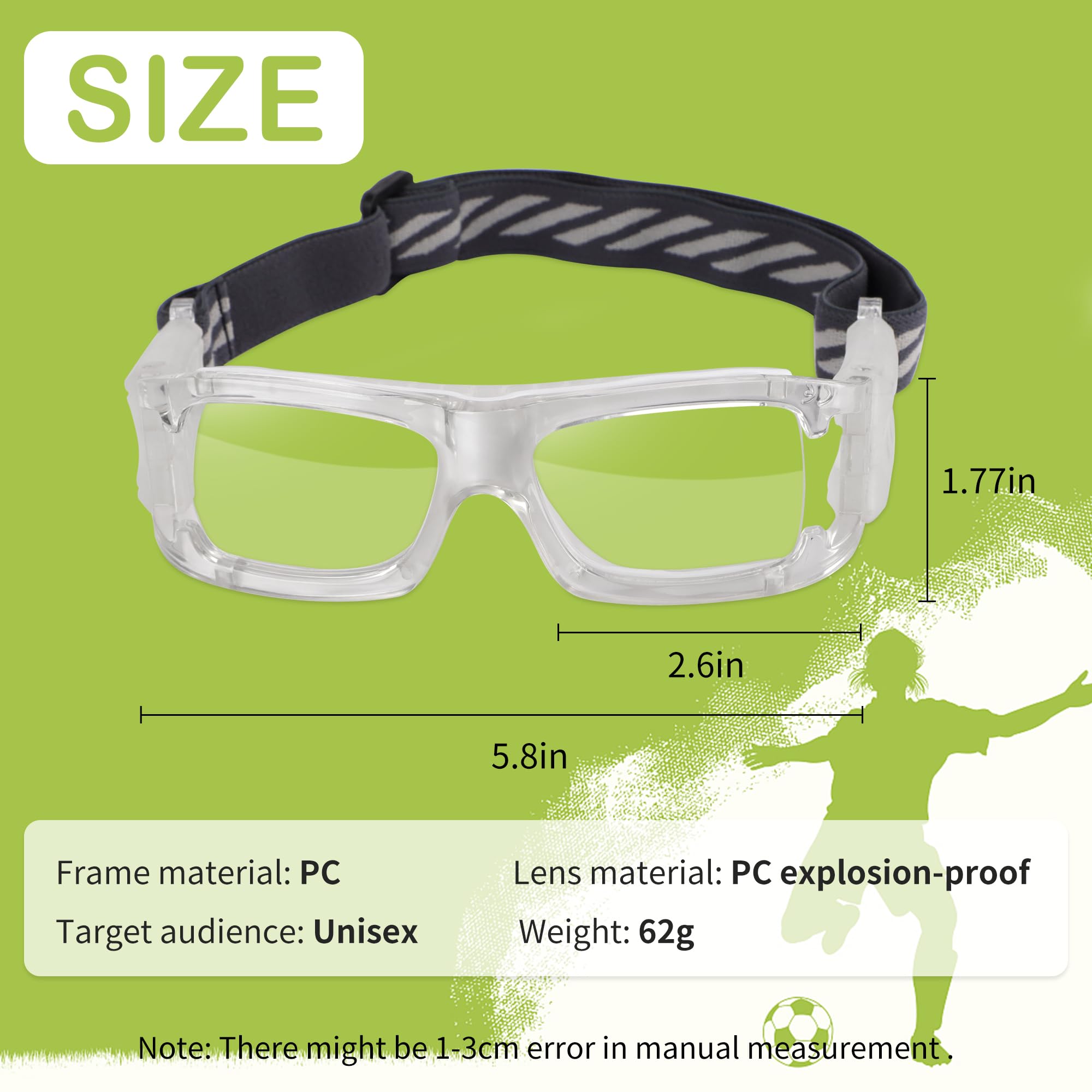 Best Sports Goggles for Men - Protective Safety Glasses for Basketball, Football & Outdoor Sports - Adjustable Shockproof Eyewear for Active Lifestyles - Perfect for Training, Games & Extreme Sports