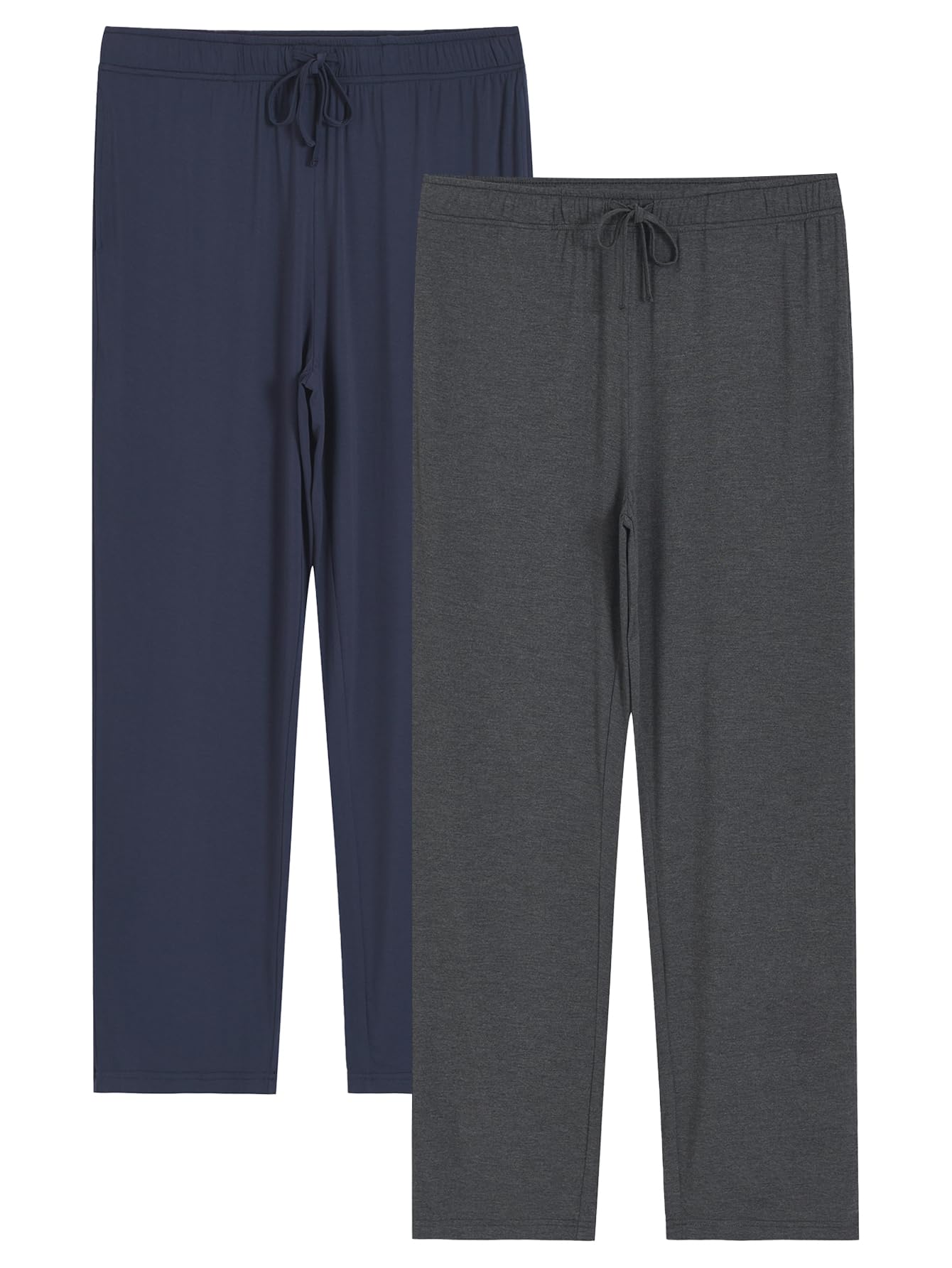 Men's Viscose Pajama Pants - Soft & Breathable Lounge Pants with Pockets for Sleeping, Relaxing at Home or Travel