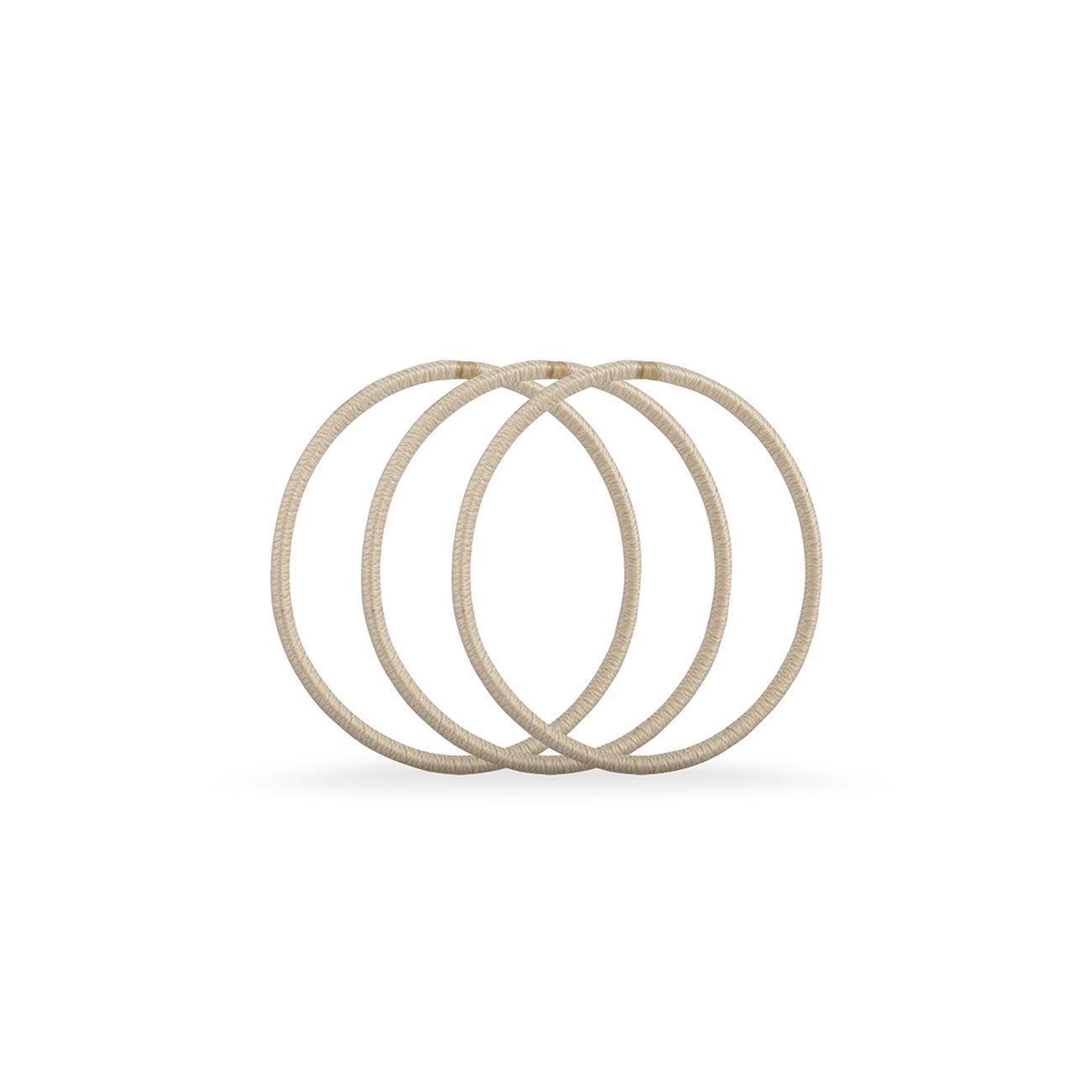 Snag-Free Blonde Hair Elastics for Women - Gentle No Damage Hair Ties for Thin, Fine & Thick Hair - Perfect for Workouts, Yoga & Everyday Styling