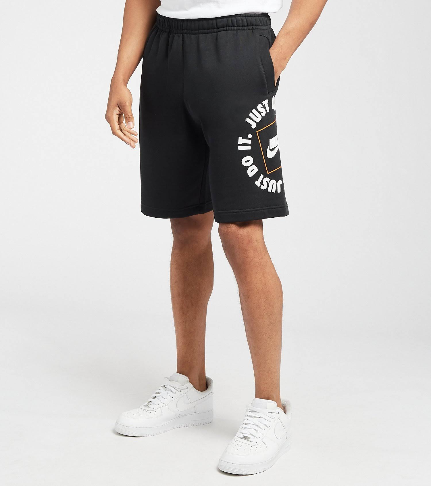 Nike Men's JDI Fleece Shorts - Comfortable Athletic Shorts for Running, Gym & Casual Wear - Black