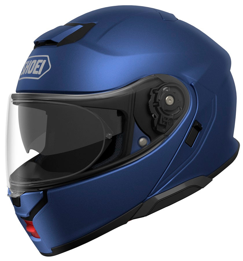 Shoei Neotec 3 Modular Motorcycle Helmet - Matte Blue - DOT & ECE Certified for Safety - Perfect for Touring, Commuting and Adventure Riding