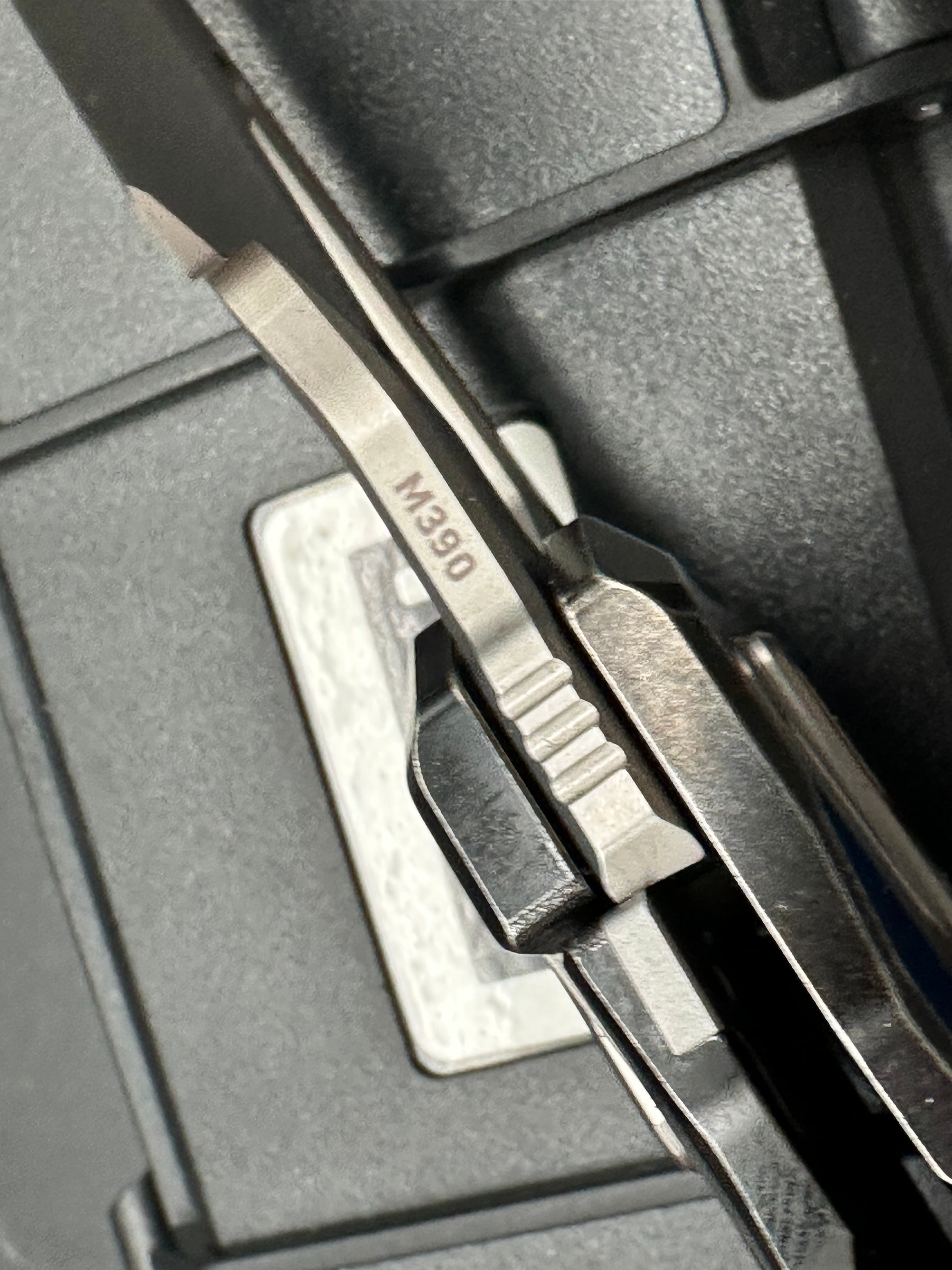 ATTTO MUTT Knife - Premium Titanium Handle with M390 Blade | Outdoor Survival, Camping & EDC Gear