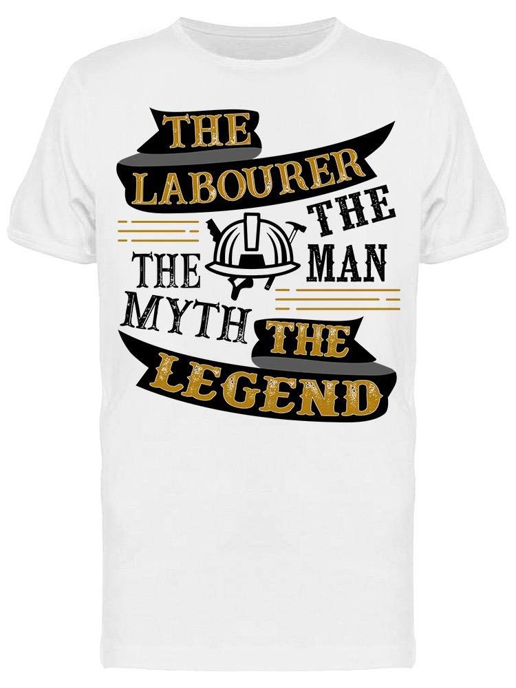 Smartprints The Labourer Man Tee - Premium Cotton Men's T-Shirt for Work & Casual Wear | Durable & Comfortable for Construction, Outdoor & Everyday Use