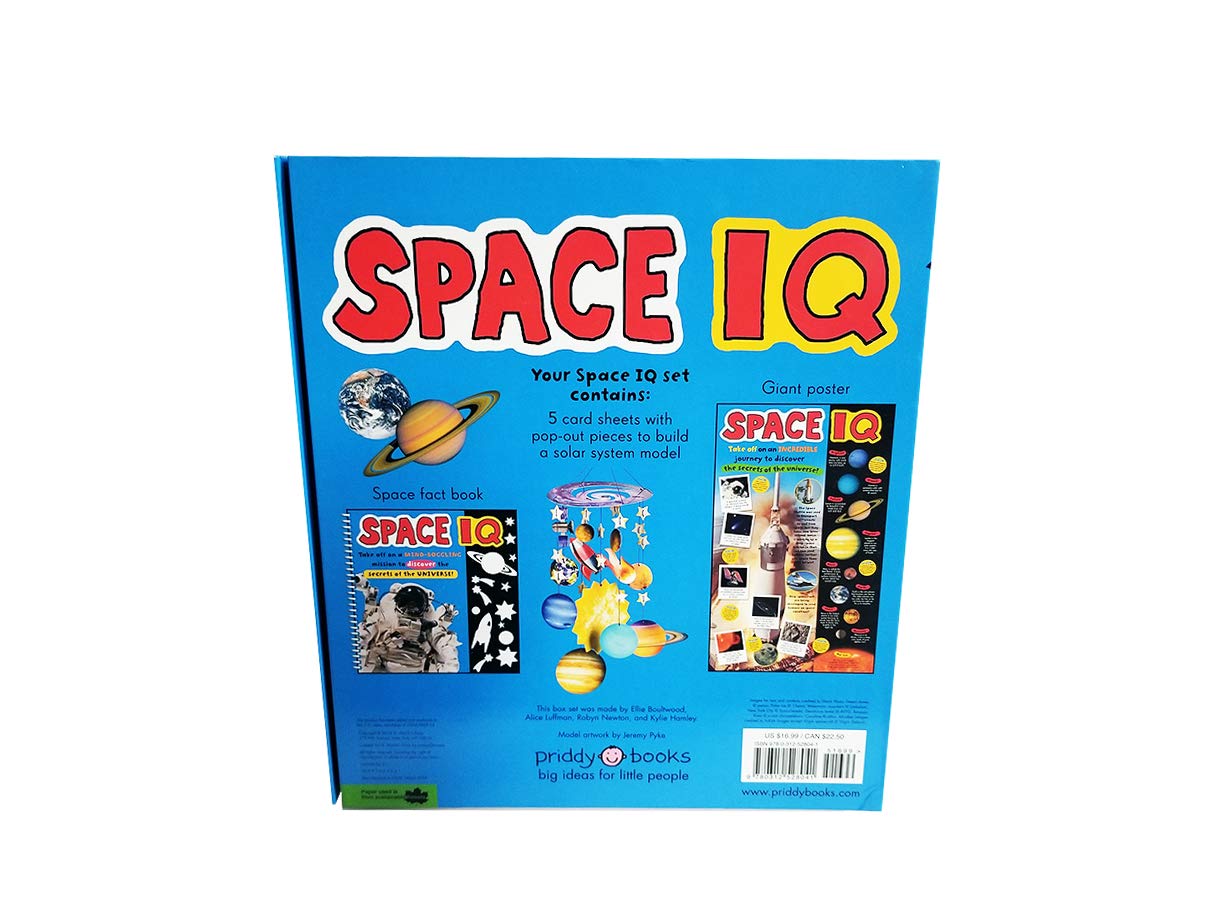 Priddy Books Space IQ Game - Educational STEM Toy for Kids | Fun Learning Activities & Brain Teasers | Perfect for Home, Classroom & Travel