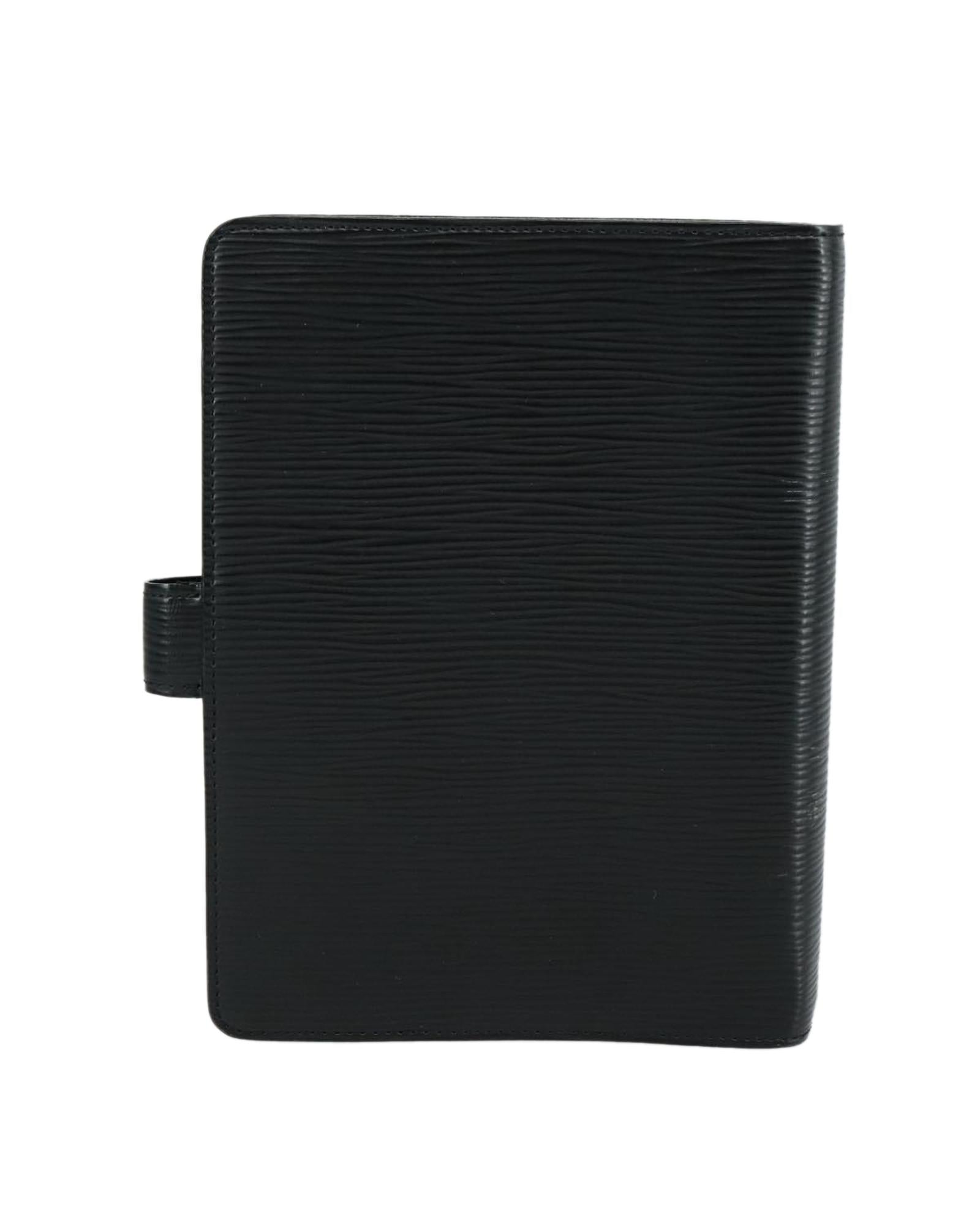 Louis Vuitton Agenda PM Epi Leather Planner - Slim Refillable Organizer for Business & Personal Use - Perfect for Meetings, Travel & Daily Scheduling