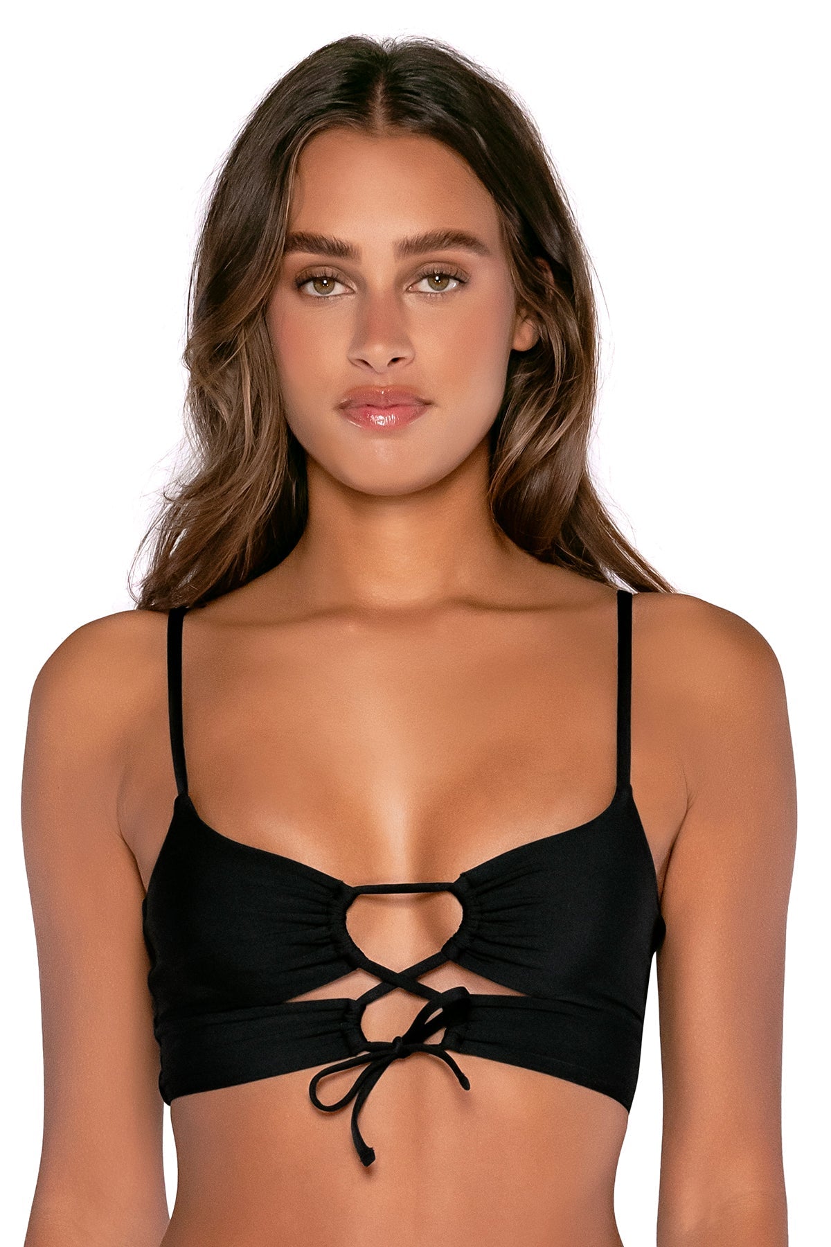 B Swim Black Out Katia Bikini Top - Stylish & Supportive Swimwear for Women | Perfect for Beach, Pool & Summer Vacations