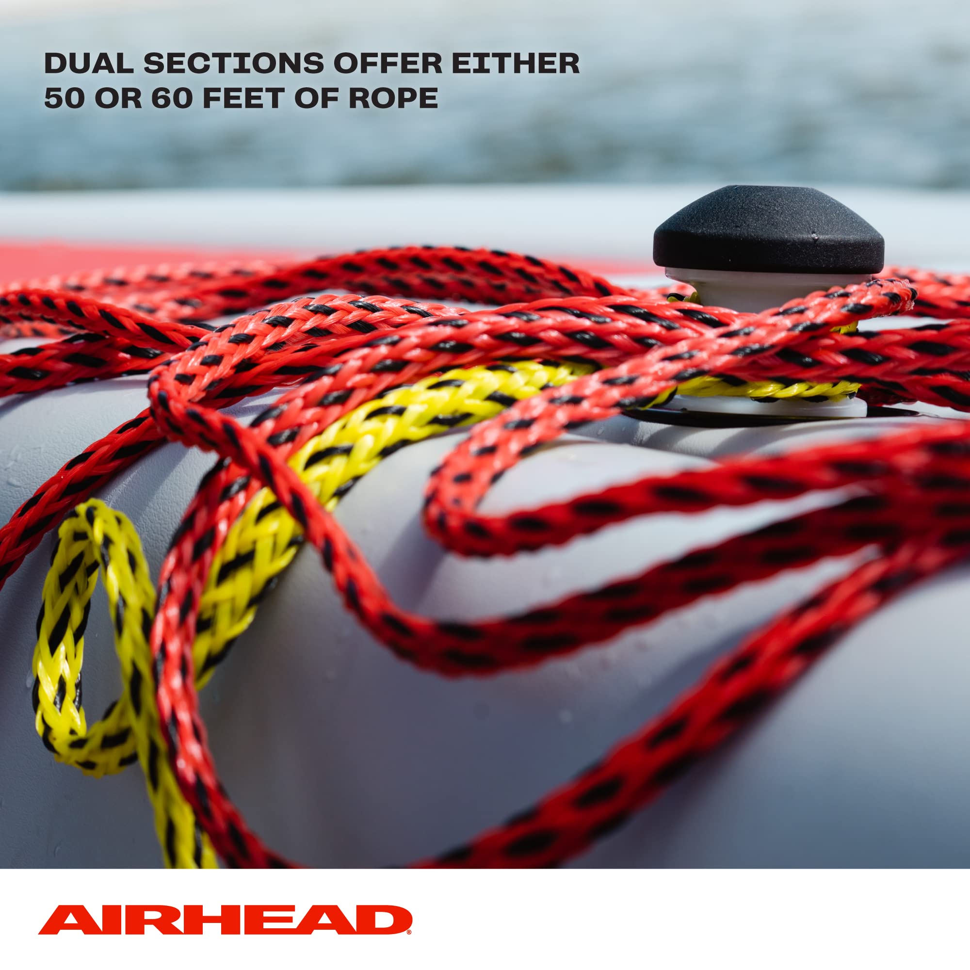 **Airhead Hot Shot 1-2 Rider Towable Tube for Boating, Lakes & Water Sports – Double-Stitched Nylon Cover, Speed Safety Valve – Easy Inflate & Deflate – Perfect for Family Fun & Summer Adventures**