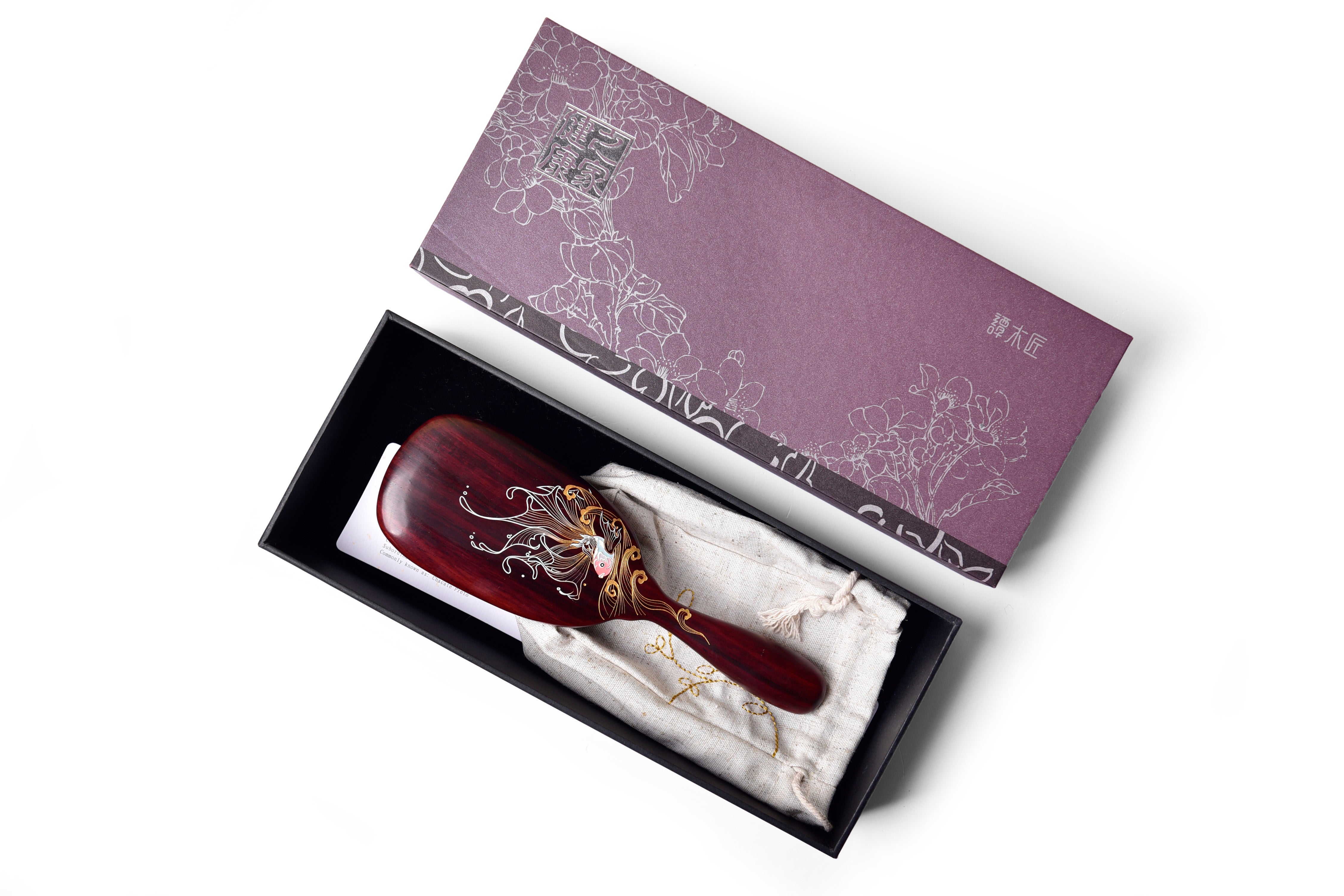 Premium Koi Fish Design Hair Brush for Smooth & Tangle-Free Hair - Perfect for Daily Styling, Salon Use & Gifts