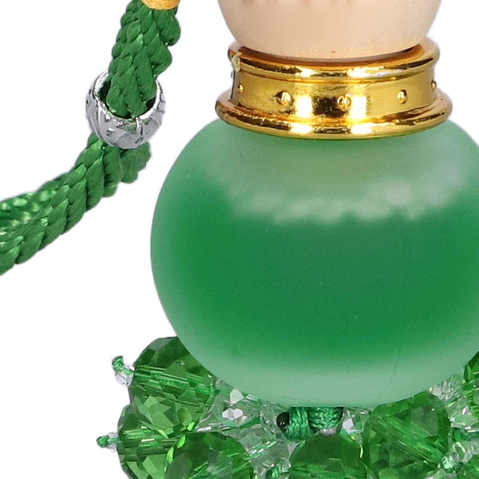 Premium Car Perfume Pendant - Elegant Hanging Air Freshener for Vehicles with Refillable Scent, Stylish Interior Decor & Unique Gift Idea (Green) | Perfect for Cars, SUVs, Office Spaces & Home Fragrance