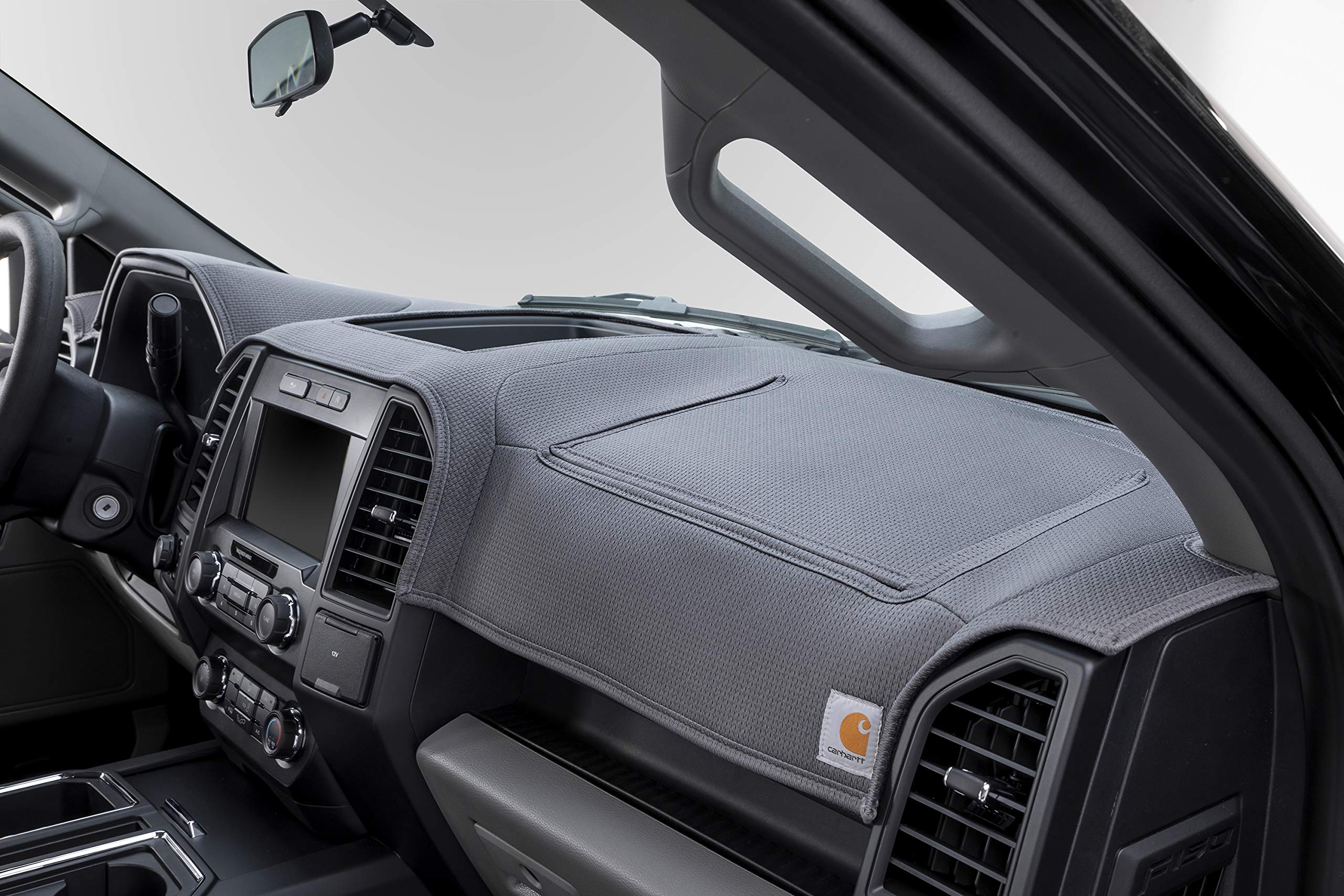 Covercraft Carhartt Limited Edition Gravel Custom Dash Cover for Trucks & SUVs - UV Protection & Anti-Glare Dashboard Cover for All-Weather Use