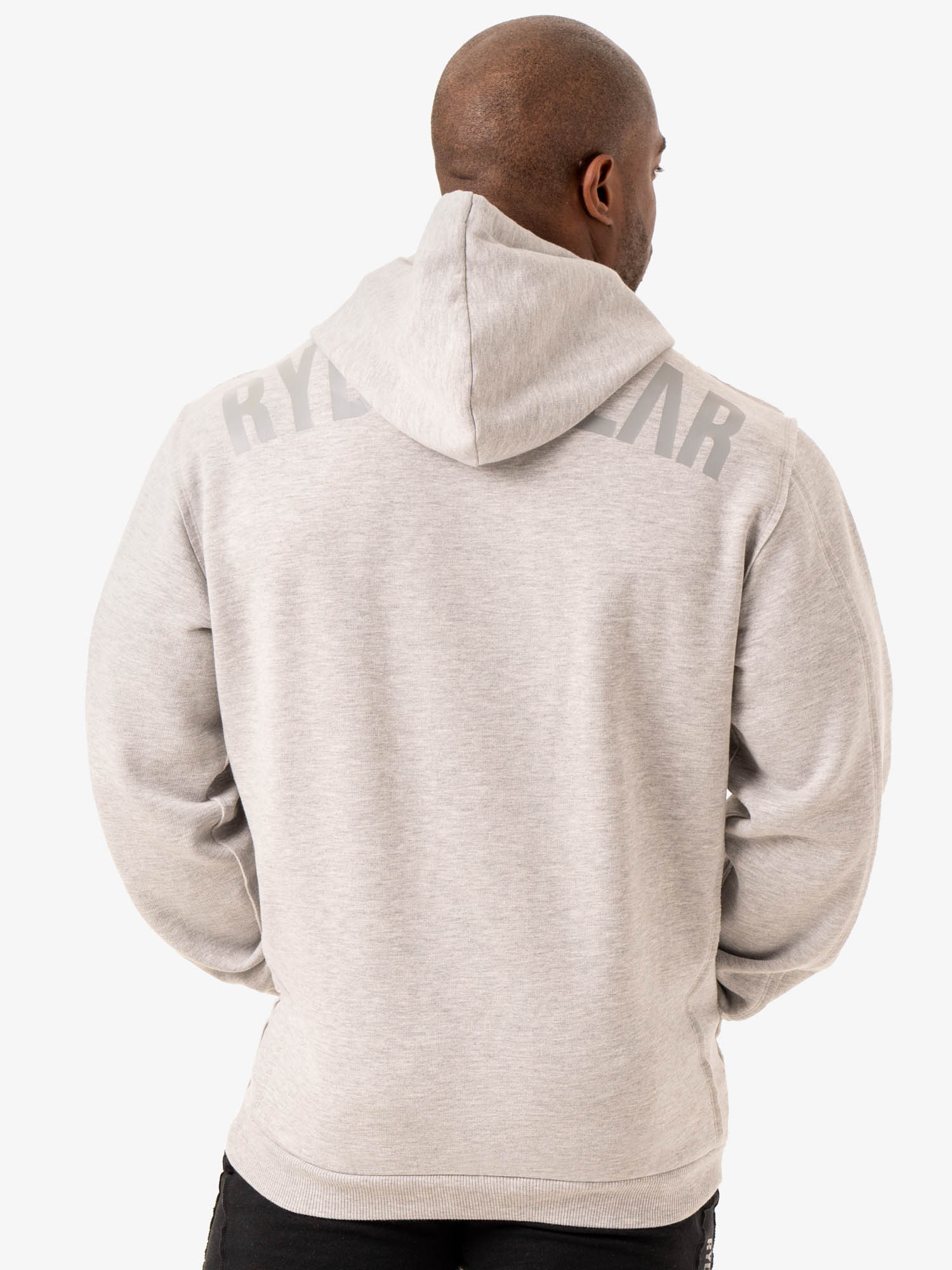 Force Pullover Hoodie for Men & Women - Soft & Comfortable Grey Marl Sweatshirt - Perfect for Gym, Running & Casual Wear