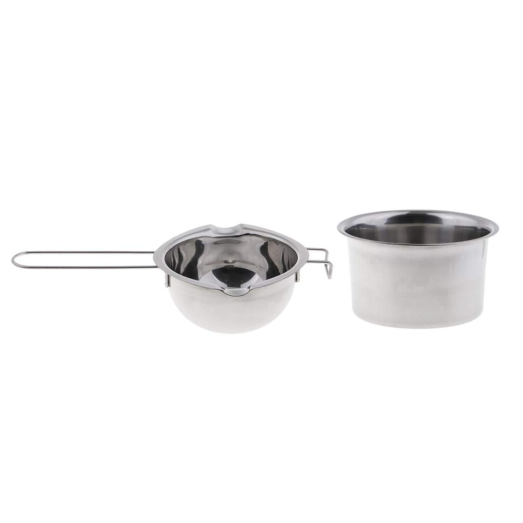 LoveinDIY 2-Piece Stainless Steel Wax Melting Pot Set - Double Boiler for DIY Candle Making, Soap Crafting & Wax Melting - Perfect for Home Candle Making, Aromatherapy & DIY Gifts