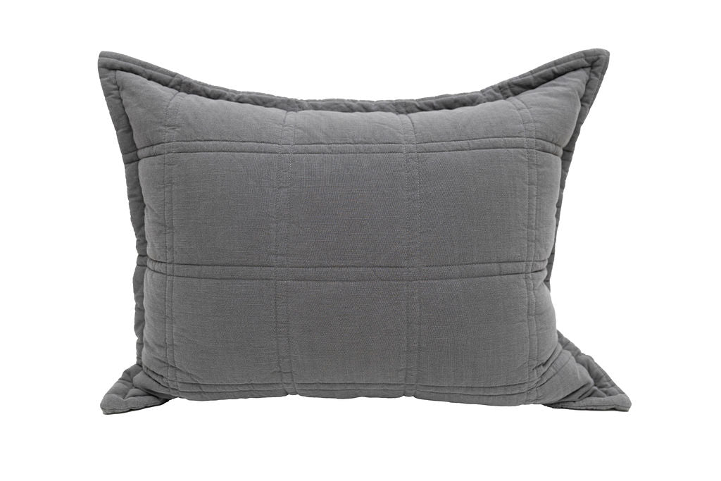 Parker Luxe Sham - Premium Cotton Pillowcase Set for Luxury Bedding - Soft & Breathable for a Comfortable Sleep - Perfect for Home, Hotel, and Airbnb Decor