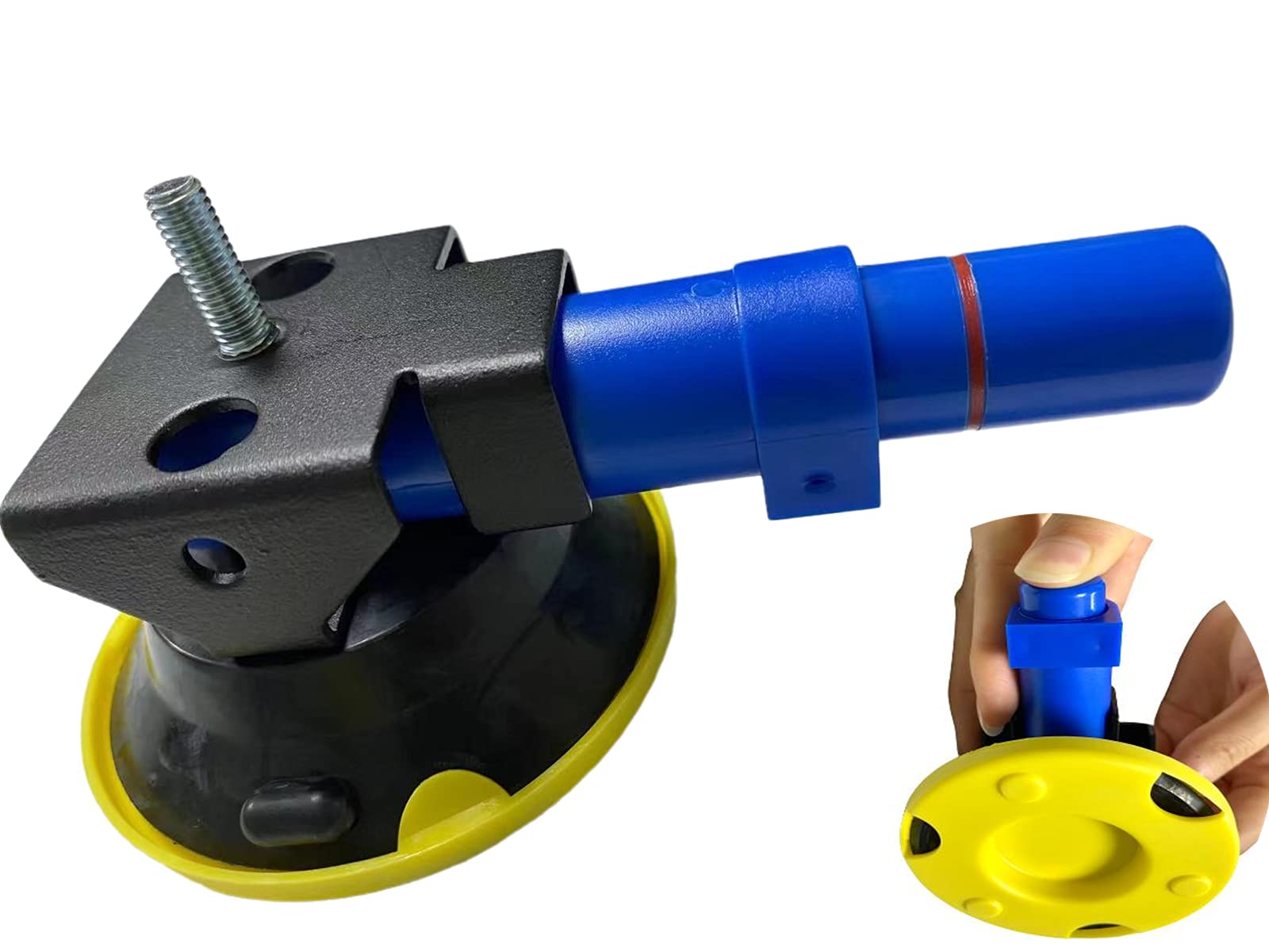 HiYi 3 Inch Heavy Duty Auto Dent Puller Kit - Strong Vacuum Pump Suction Cup for Paintless Car Dent Repair | Professional Auto Body Repair Tools | Perfect for DIY Garage, Collision Shops & Mobile Repair Services