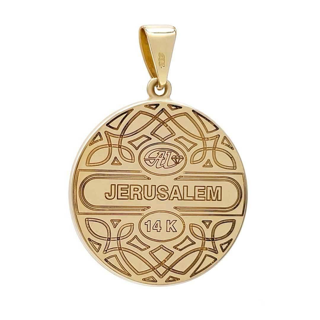 14K Gold Diamond Necklace - Elegant Jerusalem Inspired Jewelry by Anbinder | Perfect for Weddings, Anniversaries & Special Occasions