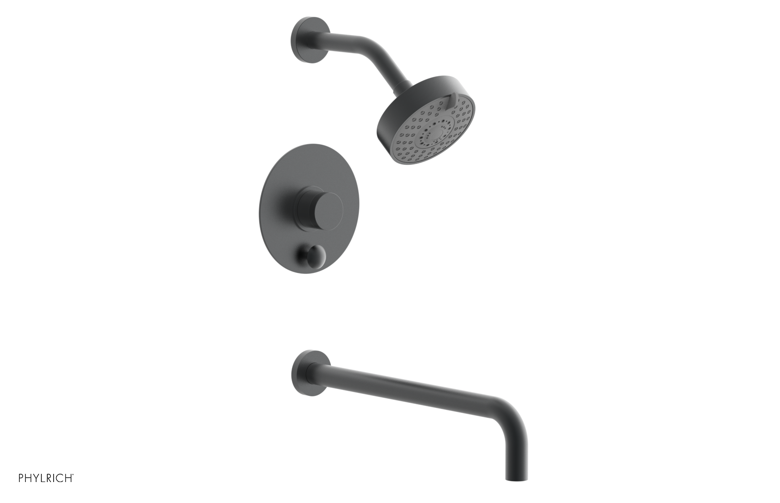 BASIC II 14 Pressure Balance Tub and Shower Faucet Set - 230 26 14 - Perfect for Bathroom Renovation and Modern Home Upgrades