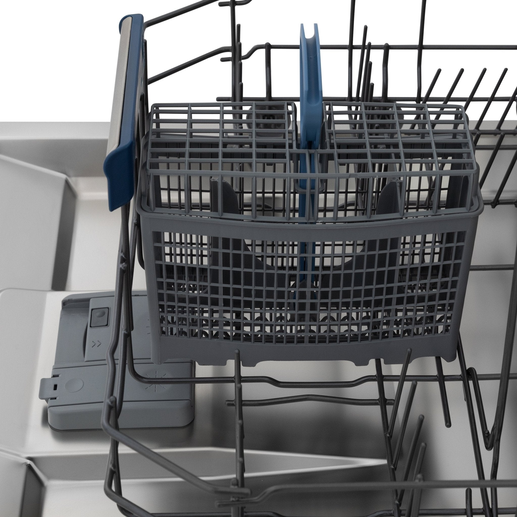 24 Inch Built-in Dishwasher with White Matte Panel & Stainless Steel Tub - Energy Efficient DWV WM 24 Model for Modern Kitchens | Perfect for Small Families & Compact Spaces
