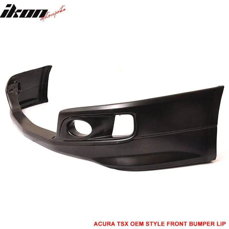 2006-2008 Acura TSX OEM Style Front Bumper Lip Spoiler - Unpainted PU Material for Enhanced Aerodynamics & Sporty Look - Perfect for Car Enthusiasts & Street Racing