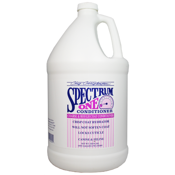 Spectrum One Coarse & Rough Coat Conditioner for Dogs - 3 Sizes (8oz, 16oz, 32oz) | Moisturizing & Detangling Dog Conditioner for Rough Coats | Perfect for Grooming & Daily Coat Care at Home or Professional Use