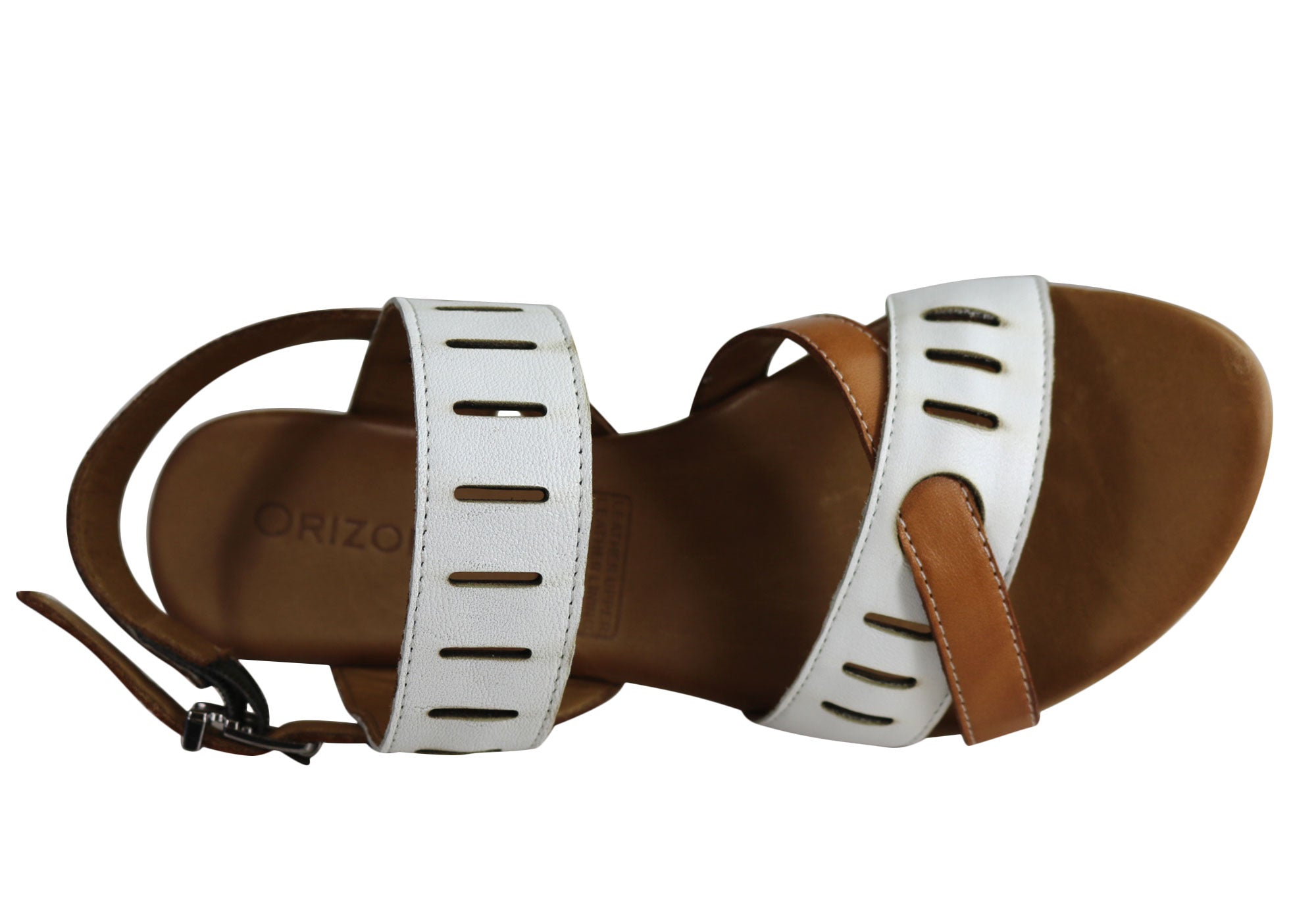 Orizonte Toto Women's European Leather Comfortable Flat Fashion Sandals - Stylish & Comfortable for Walking, Travel & Summer Outfits