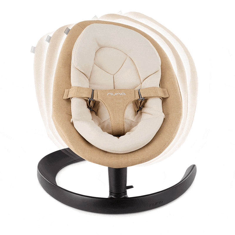 Nuna Leaf Grow Baby Swing with Toy Bar - Adjustable Infant Seat for Newborns to Toddlers - Perfect for Nursery, Living Room & Outdoor Use