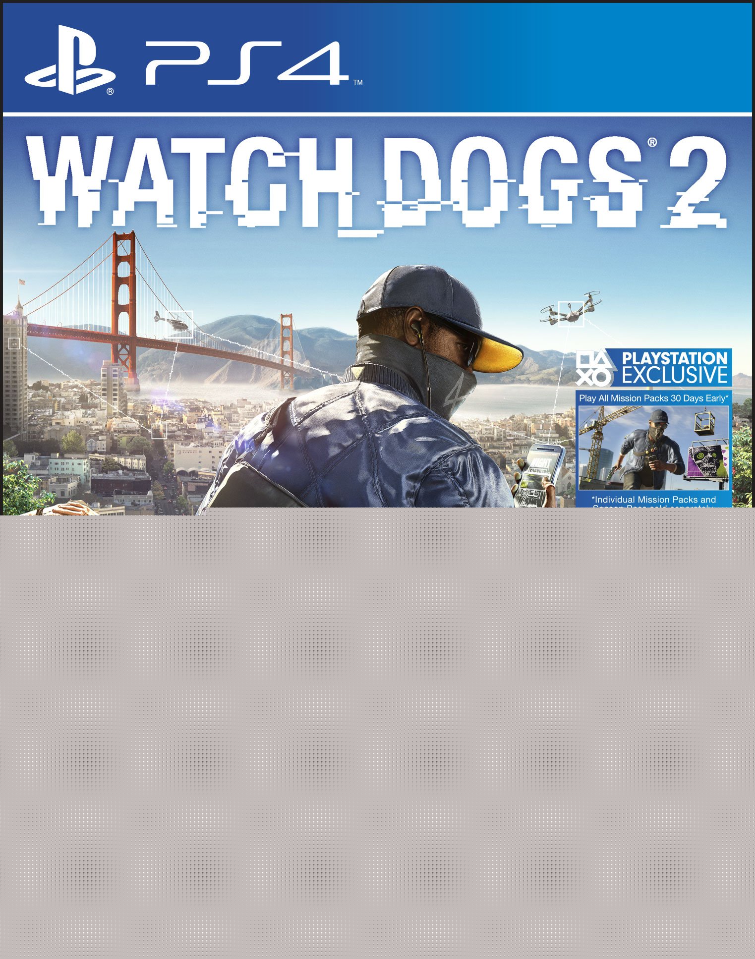Watch Dogs 2 - Open World Action Adventure Game for PlayStation 4 (PS4) - Hack & Explore San Francisco - Perfect for Single Player & Multiplayer Gaming Sessions