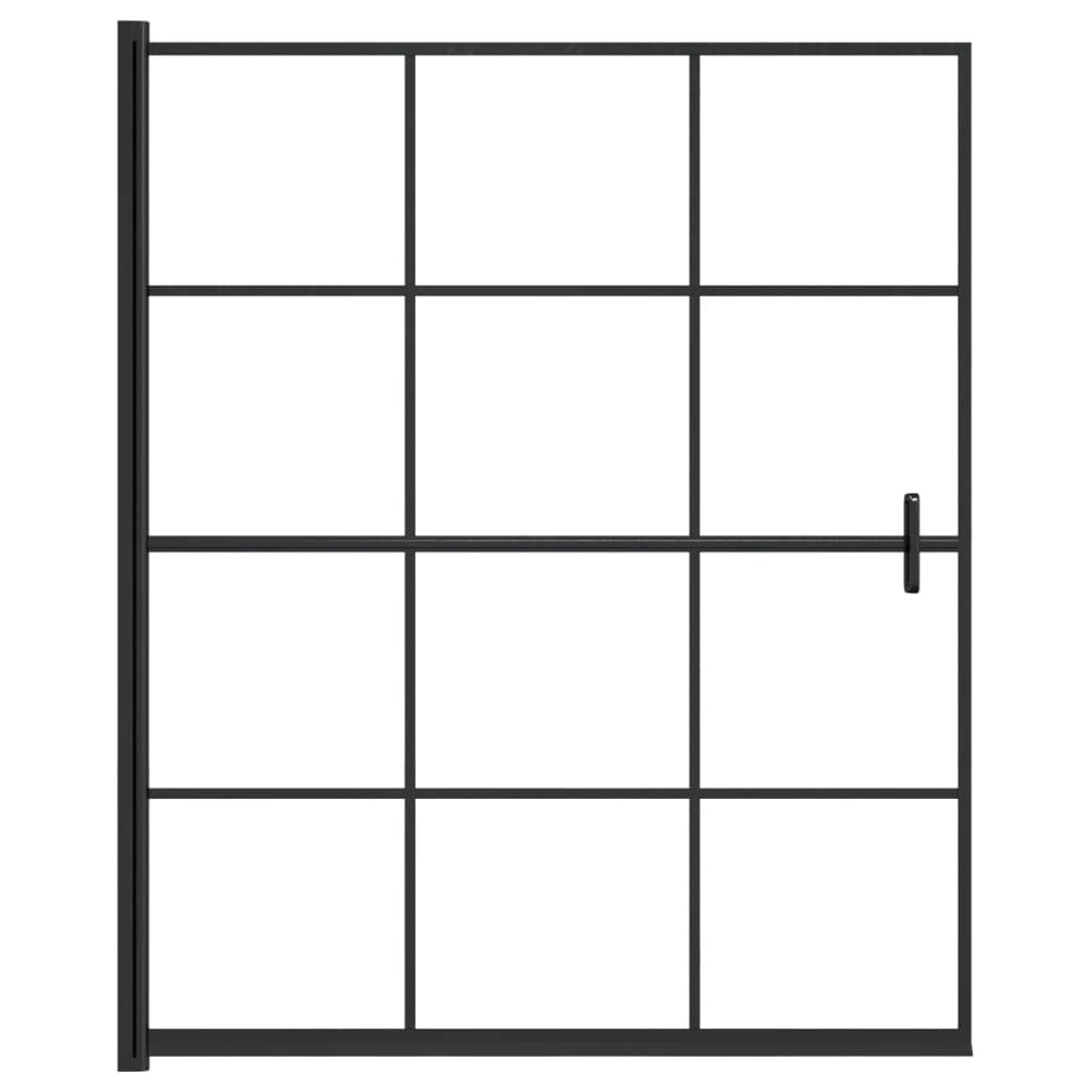 vidaXL ESG Safety Glass Shower Enclosure 45.7