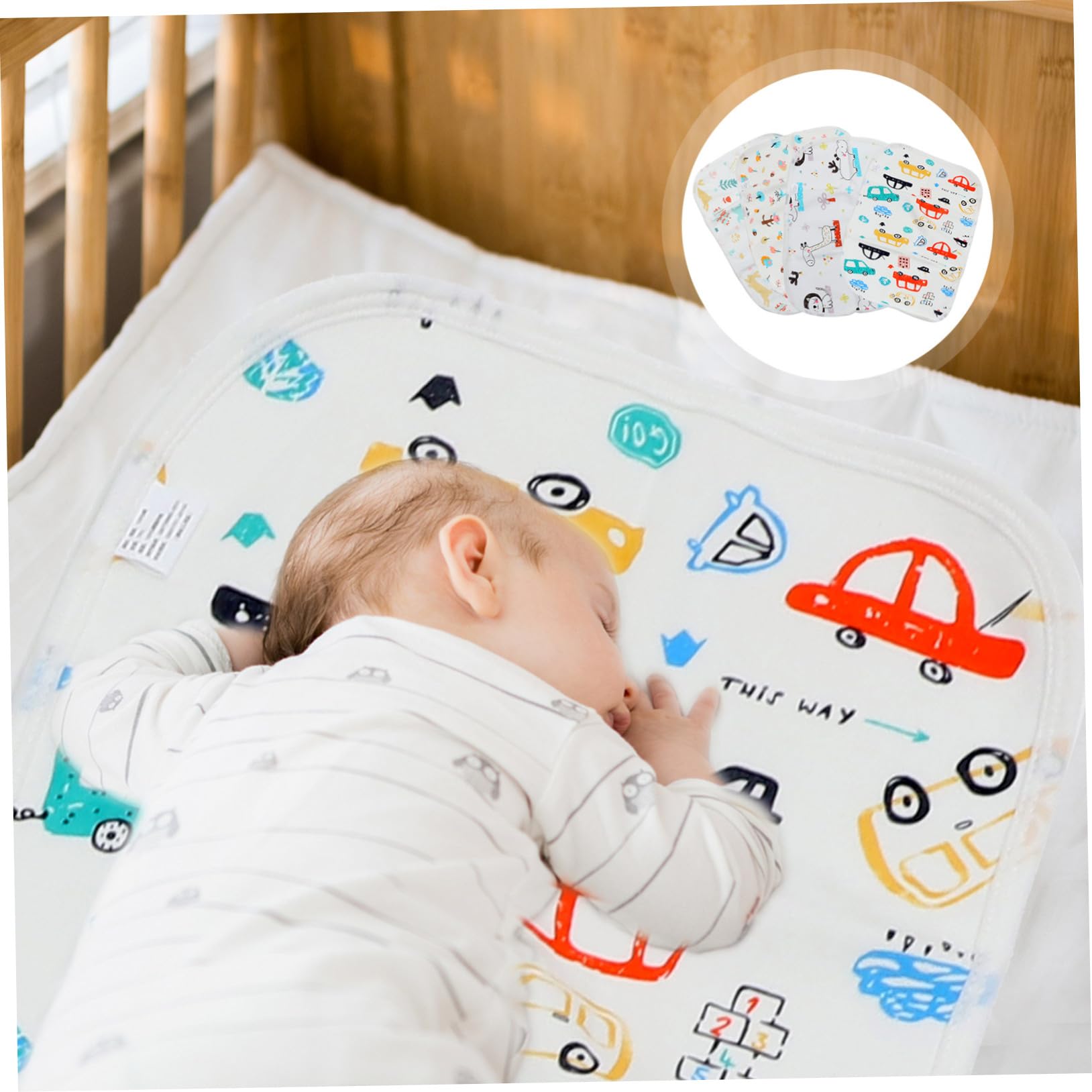 **iBasenice 12 Pcs Waterproof Pee Mattress Pad - Washable Bed Mat for Baby Changing, Incontinence & Pet Protection - Ideal for Toddlers, Elderly Care & Travel**
