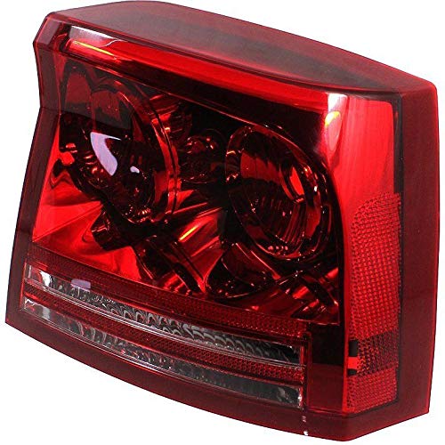 2006-2008 Dodge Charger Passenger Side Tail Light Replacement - OEM Style LED Brake Lamp for Night Driving & Enhanced Safety