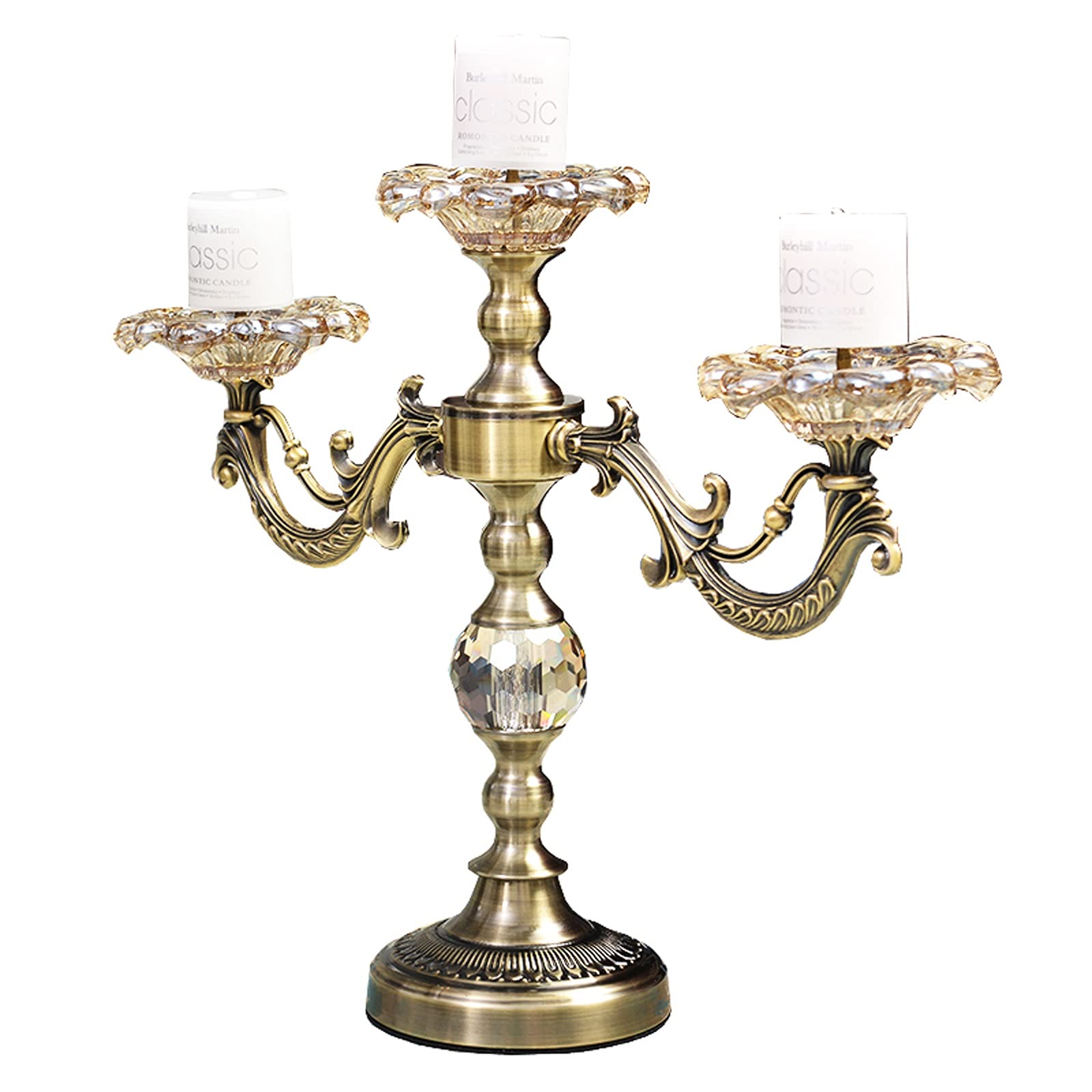JIAQUAN-SHOP Classic European-Style Candle Holders for Romantic Dinner - Elegant Table Decor for Restaurants, Weddings & Home Decoration - Set of 2 Vintage Candlesticks for Dining Table Centerpiece, Anniversary Gifts & Cozy Ambiance