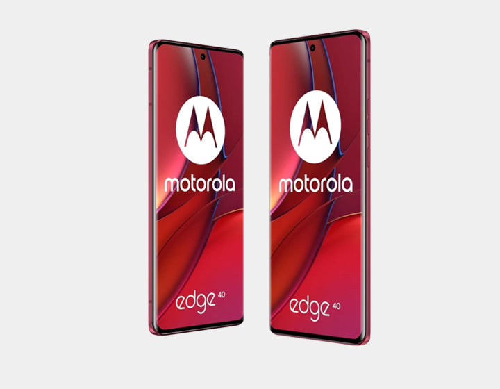 Motorola Edge 40 5G Unlocked Smartphone - 256GB ROM 8GB RAM Dual SIM GSM - Viva Magenta Color | Fast 5G Connectivity for Streaming & Gaming