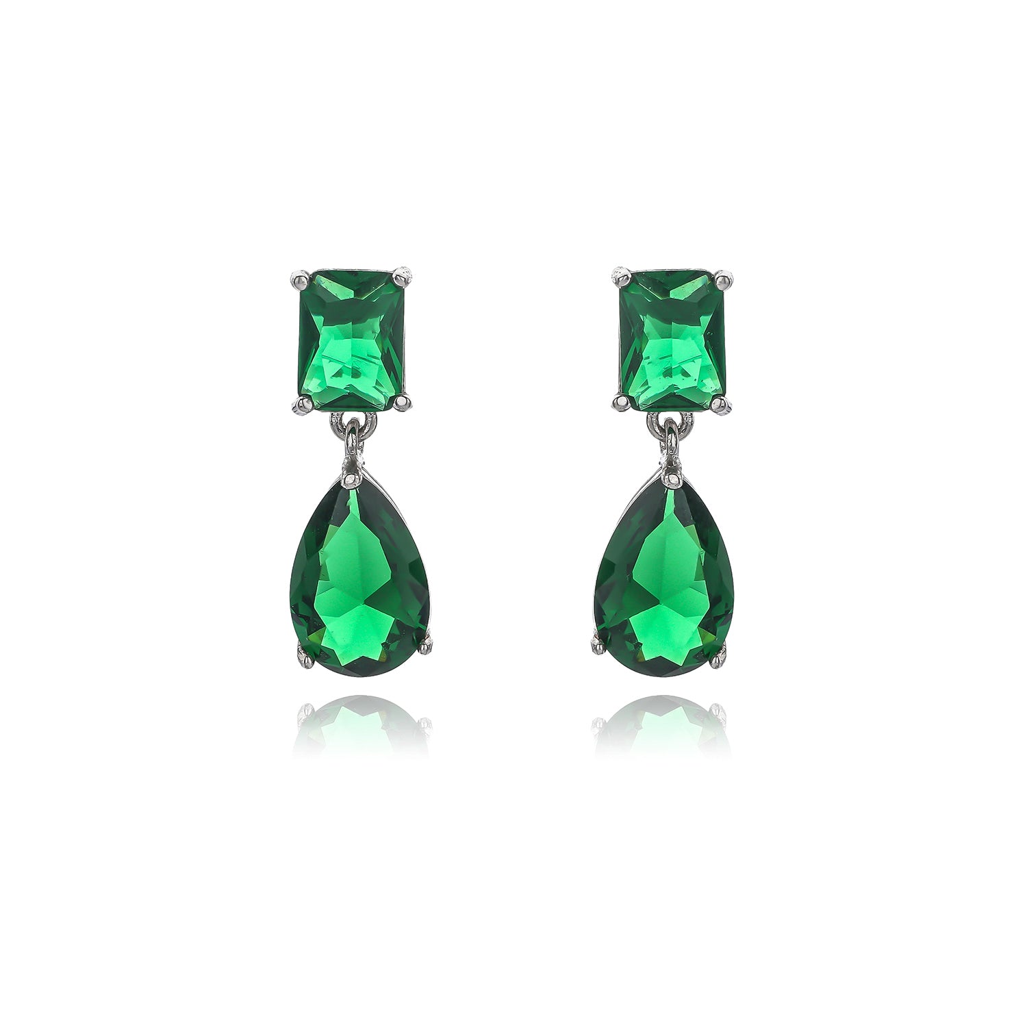 5A Cubic Zirconia Water Drop Earrings for Women - Elegant Dangling Ear Jewelry CE10042 - Perfect for Weddings, Parties & Special Occasions