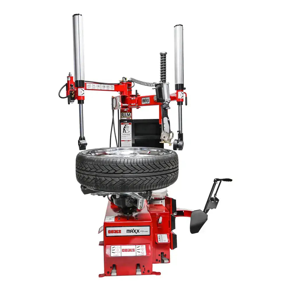 Coats MAXX 90 Air Leverless Rim Clamp Tire Changer with Robo Arm 800MAXX90A - Professional Automotive Tire Changing Machine for Shops & Garages