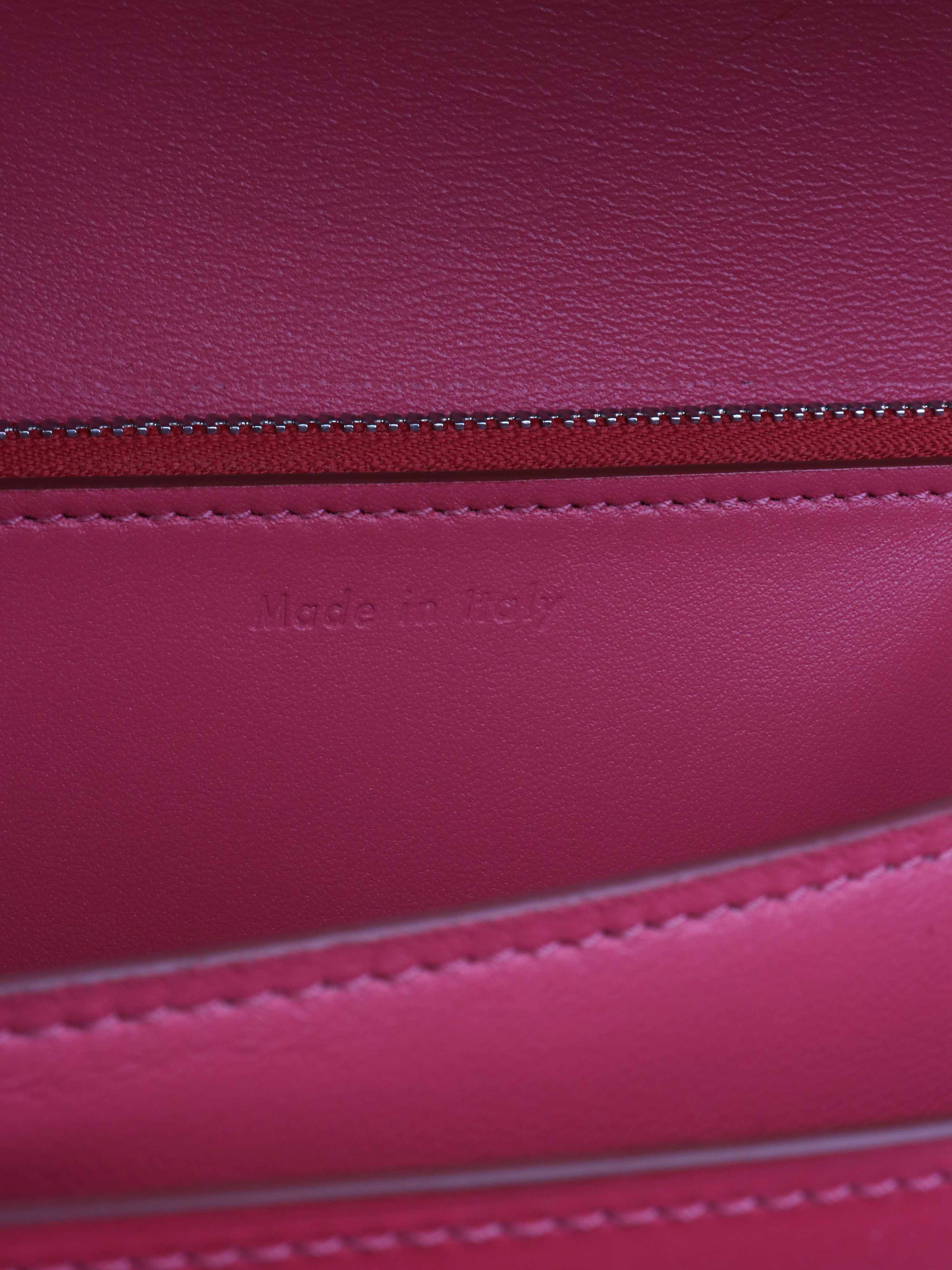 Celine Medium Classic Handbag in Box Calf Leather - Raspberry Pink Luxury Shoulder Bag for Women | Perfect for Work, Travel & Evening Events