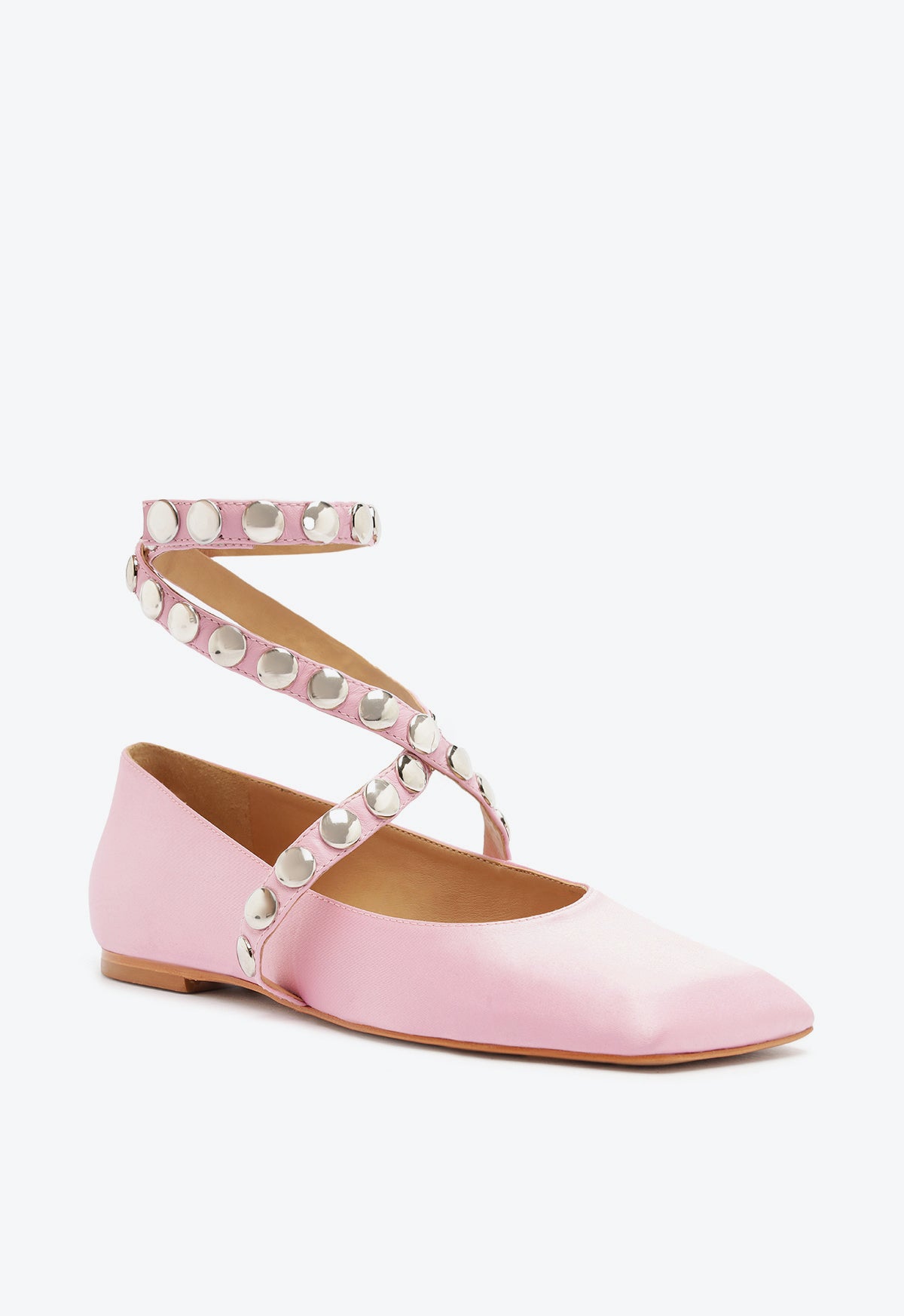 Jaycie Women's Satin Flat Shoes - Comfortable Slip-On Ballet Flats for Work, Office & Casual Wear | Perfect for Business, Travel & Everyday Use