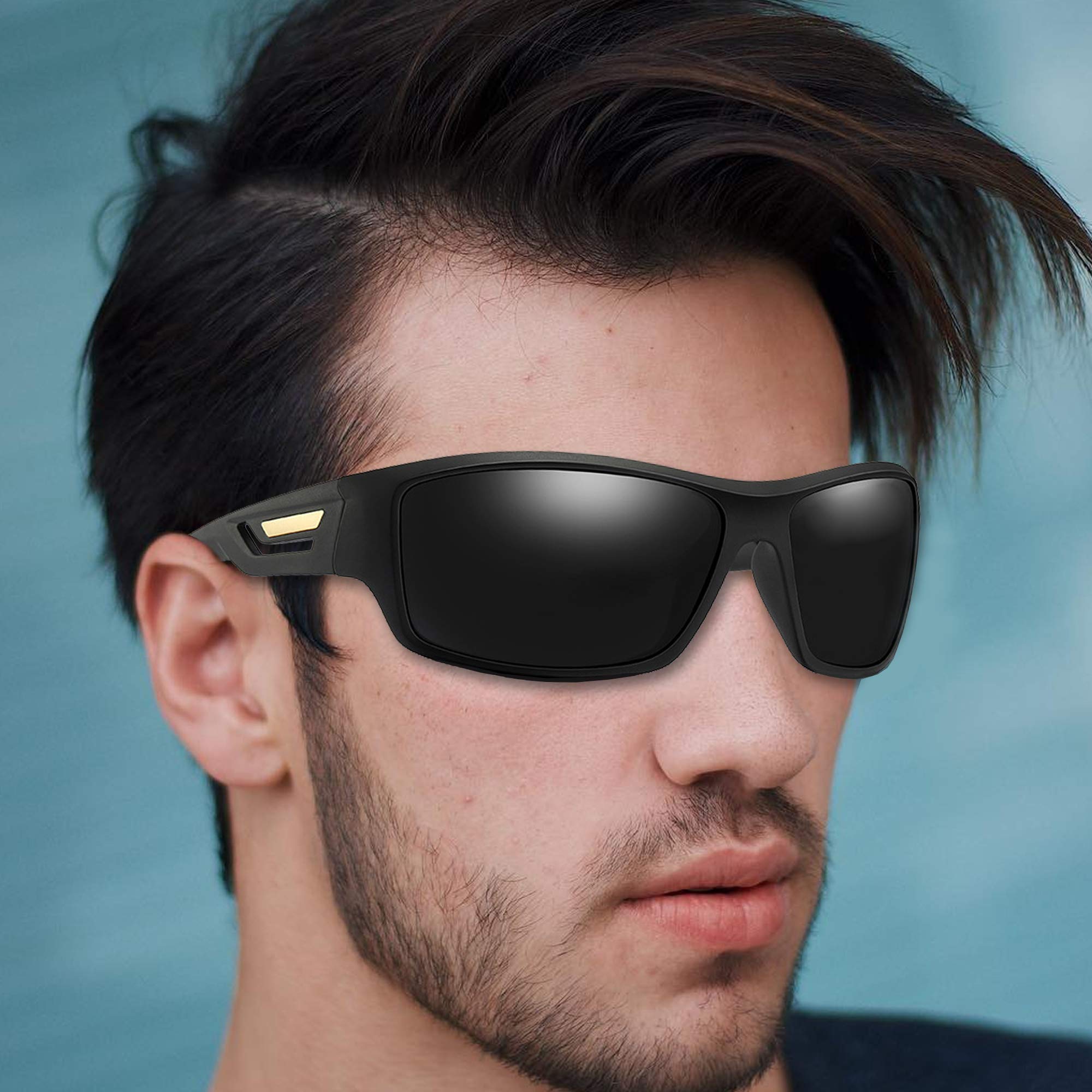 Polarized Sports Sunglasses for Men & Women - UV Protection, Shatter-Resistant, Lightweight Cycling Glasses for Running, Hiking, and Outdoor Activities