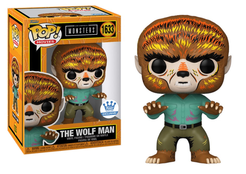 Universal Monsters The Wolf Man Funko Pop! Vinyl Figure - Collectible Horror Movie Character for Halloween Decor & Gift