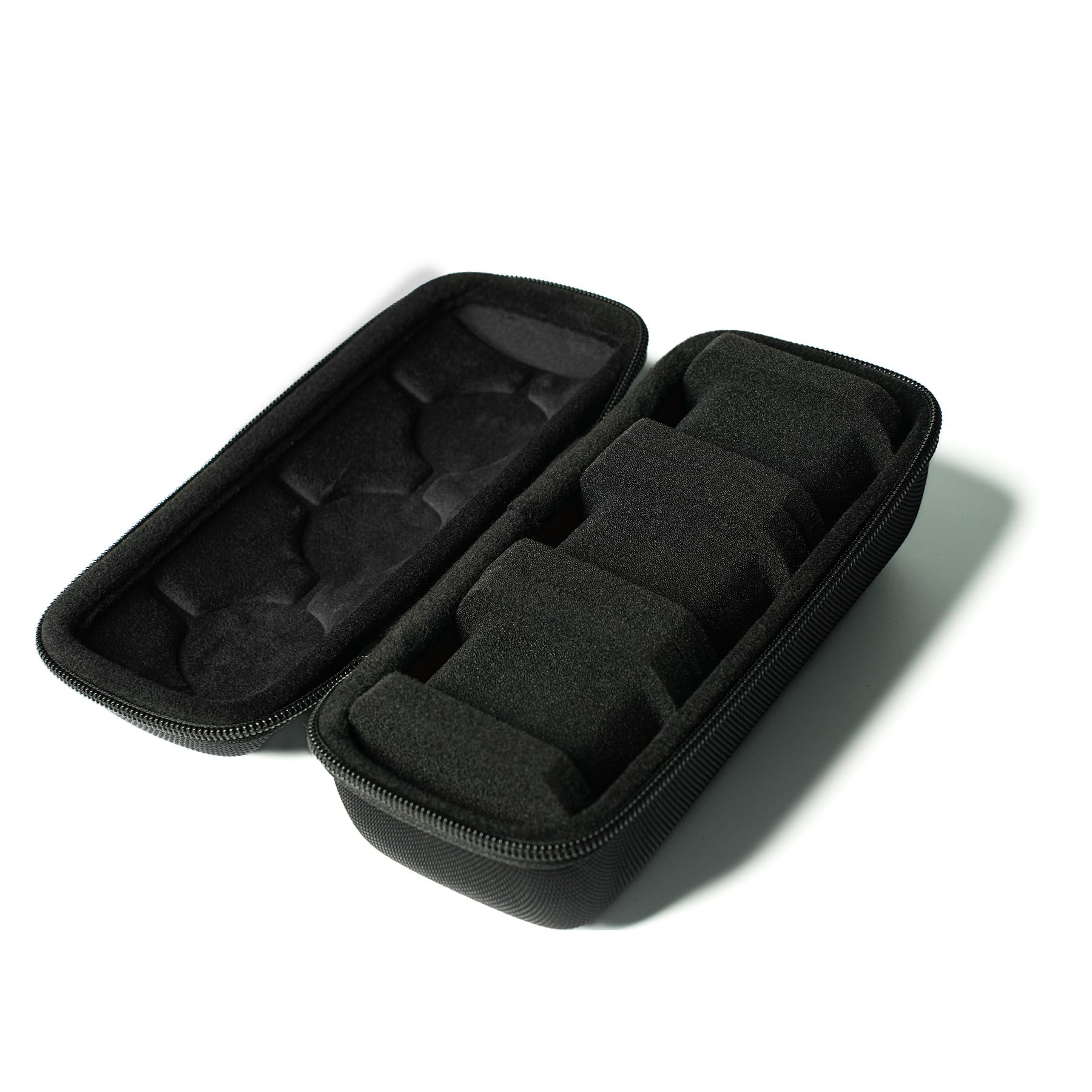 Premium 3-Slot Travel Watch Roll Case - Hard Protective Box with Soft Pillow for Safe Storage | Fits Most Watches Up to 60mm | Ideal for Travel, Business Trips & Watch Collectors