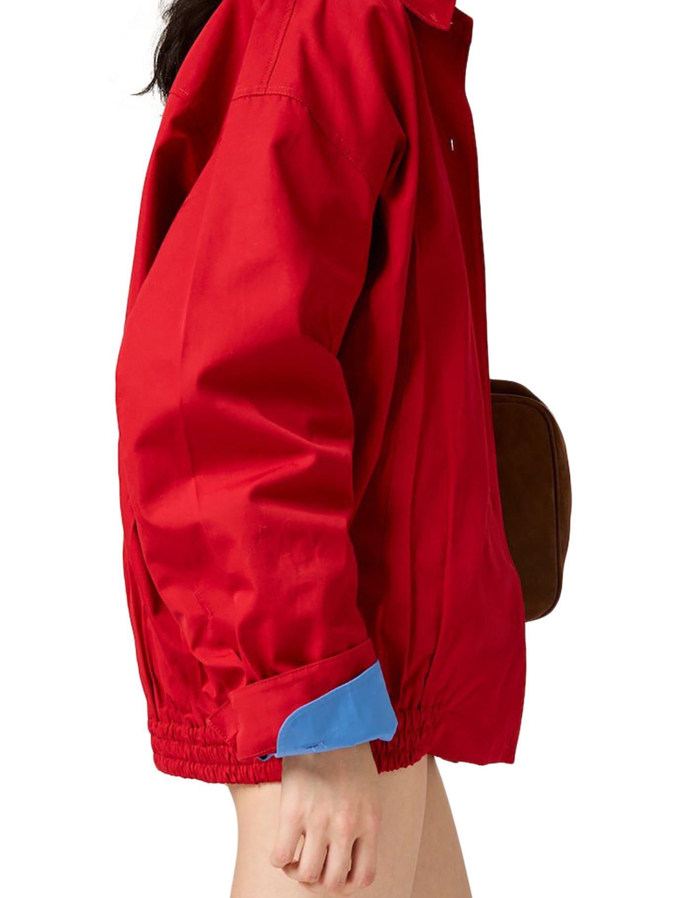 Miu Miu Women's Poplin Blouse in Red - ML1264SOOO1BMS F0D56SCARLATTO | Elegant Casual & Office Wear for Women