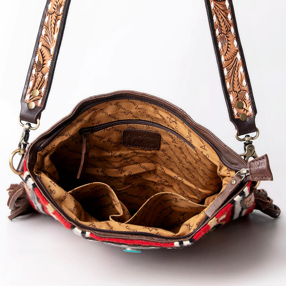 American Darling Conceal Carry Aztec Fringe Bag - Stylish & Functional Crossbody Purse for Women | Perfect for Everyday Use, Travel & Outdoor Adventures