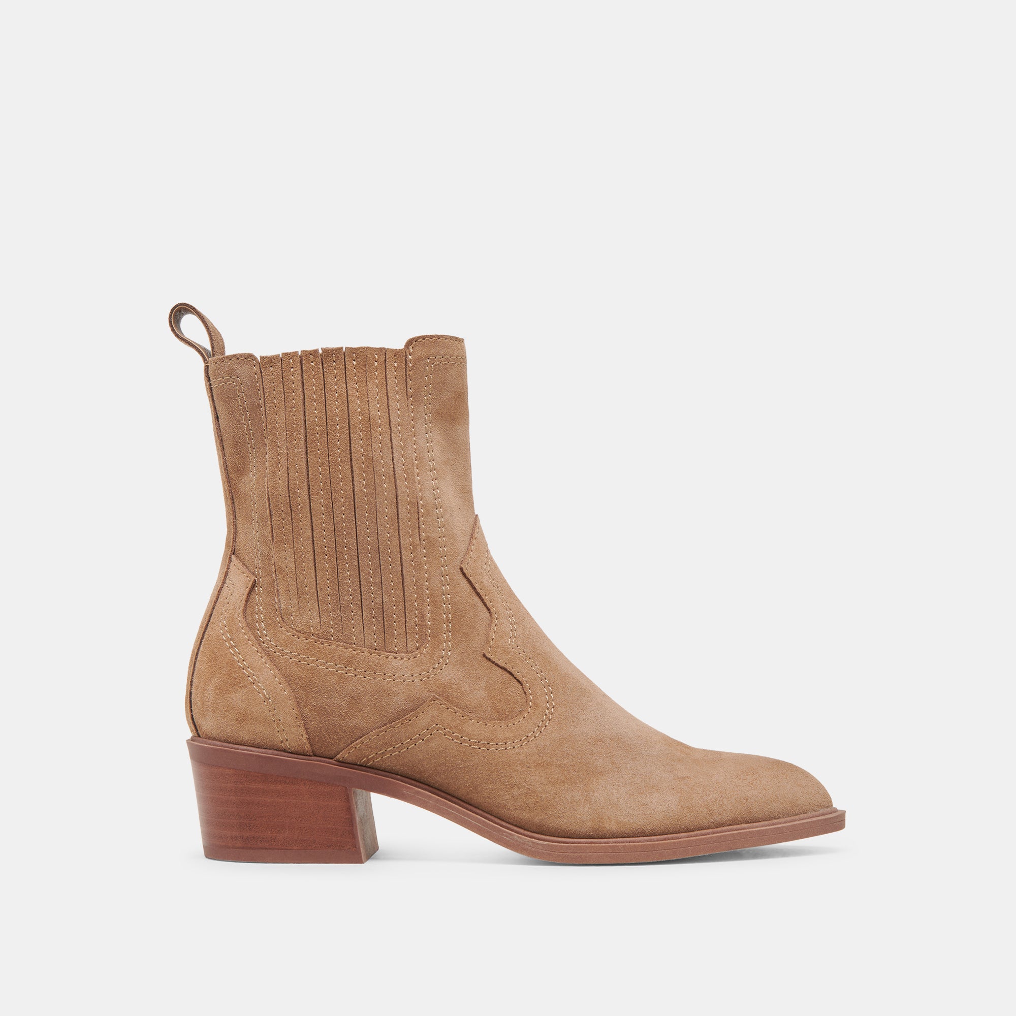Brylee H2O Waterproof Booties - Mushroom Suede Ankle Boots for Women | Comfortable & Stylish Rain Shoes for Walking, Commuting & Outdoor Activities