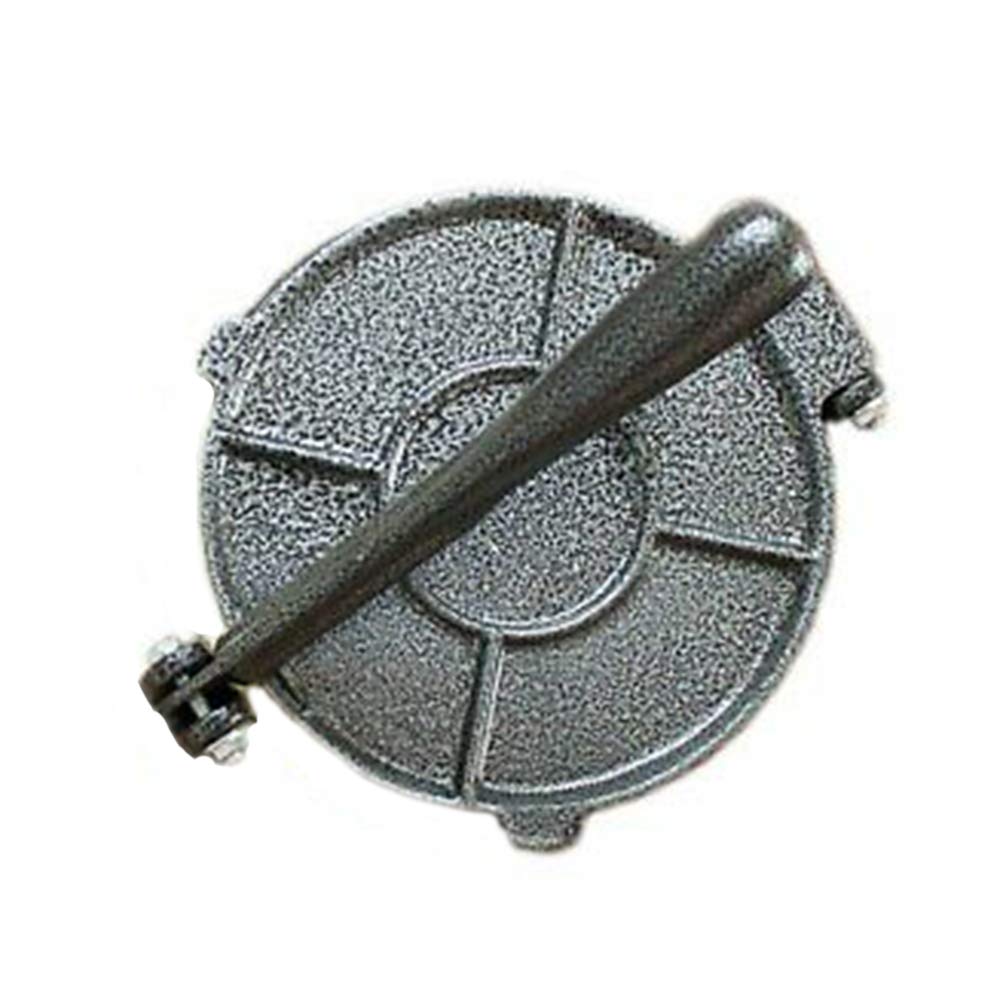 DOITOOL Cast Iron Tortilla Press - Heavy Duty Flour & Corn Tortilla Maker for Roti, Dough Press - Perfect for Tacos, Quesadillas, Wraps & More (Grey)