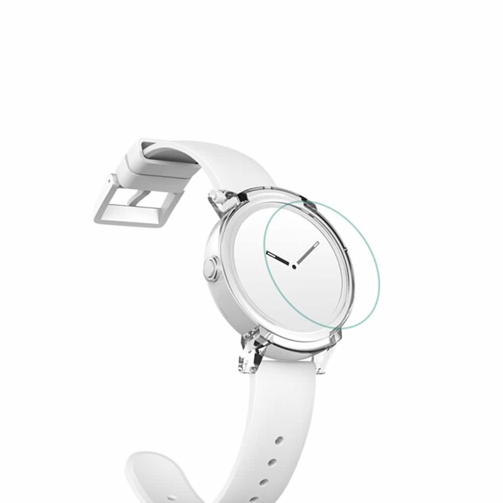 Premium ZRL 9H 2.5D Tempered Glass Screen Protector for Ticwatch 2/S/E - Ultra HD Clarity, Anti-Scratch & Bubble-Free - Perfect for Workouts, Outdoor Activities & Daily Use