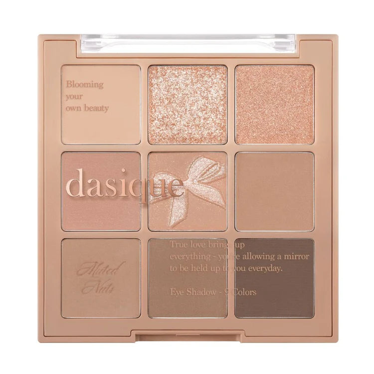 Dasique Shadow Palette 8g - 9 Color Matte & Shimmer Eyeshadow Set for Natural & Glam Makeup Looks | Perfect for Everyday Wear & Special Occasions