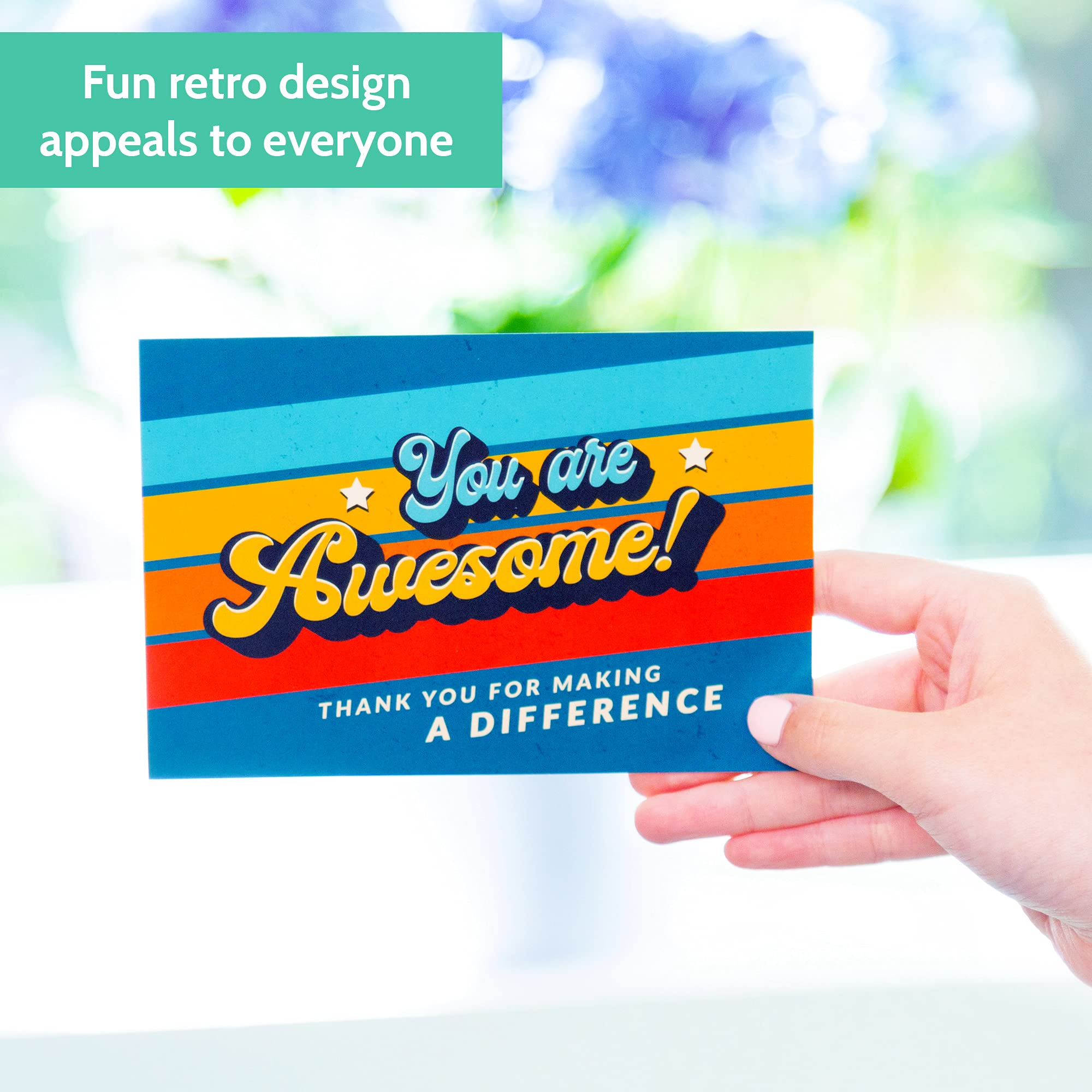 T MARIE 50 Pack 4x6 Thank You Cards - Bulk Appreciation Cards for Employees, Teachers, Nurses & Volunteers - Perfect for Recognition, Awards & Encouragement - Workplace, School & Healthcare Appreciation Gifts