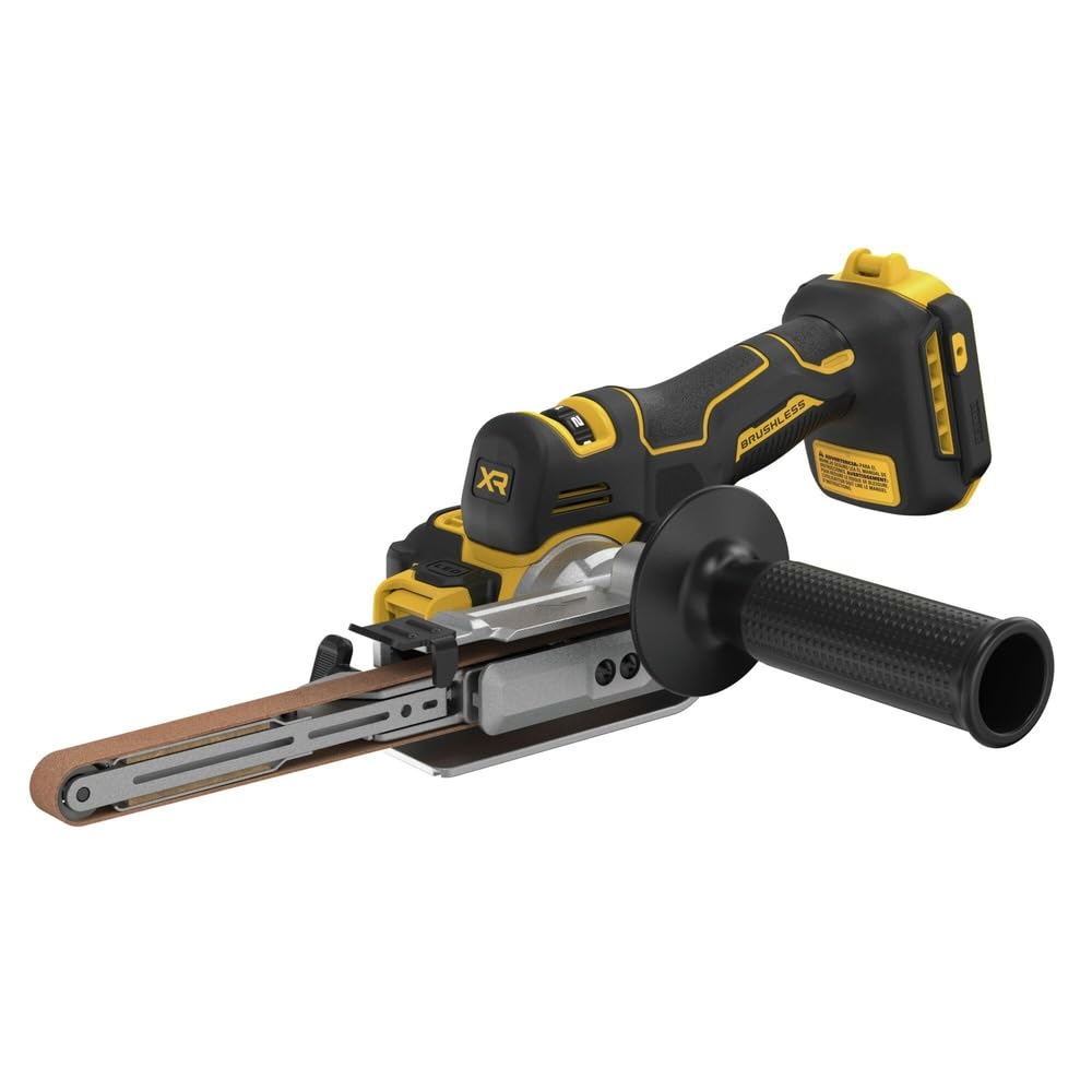 DEWALT 20V MAX XR Cordless Bandfile Belt Sander - Bare Tool (DCM200B) | Professional Woodworking & Metal Sanding for DIY Projects & Construction Work